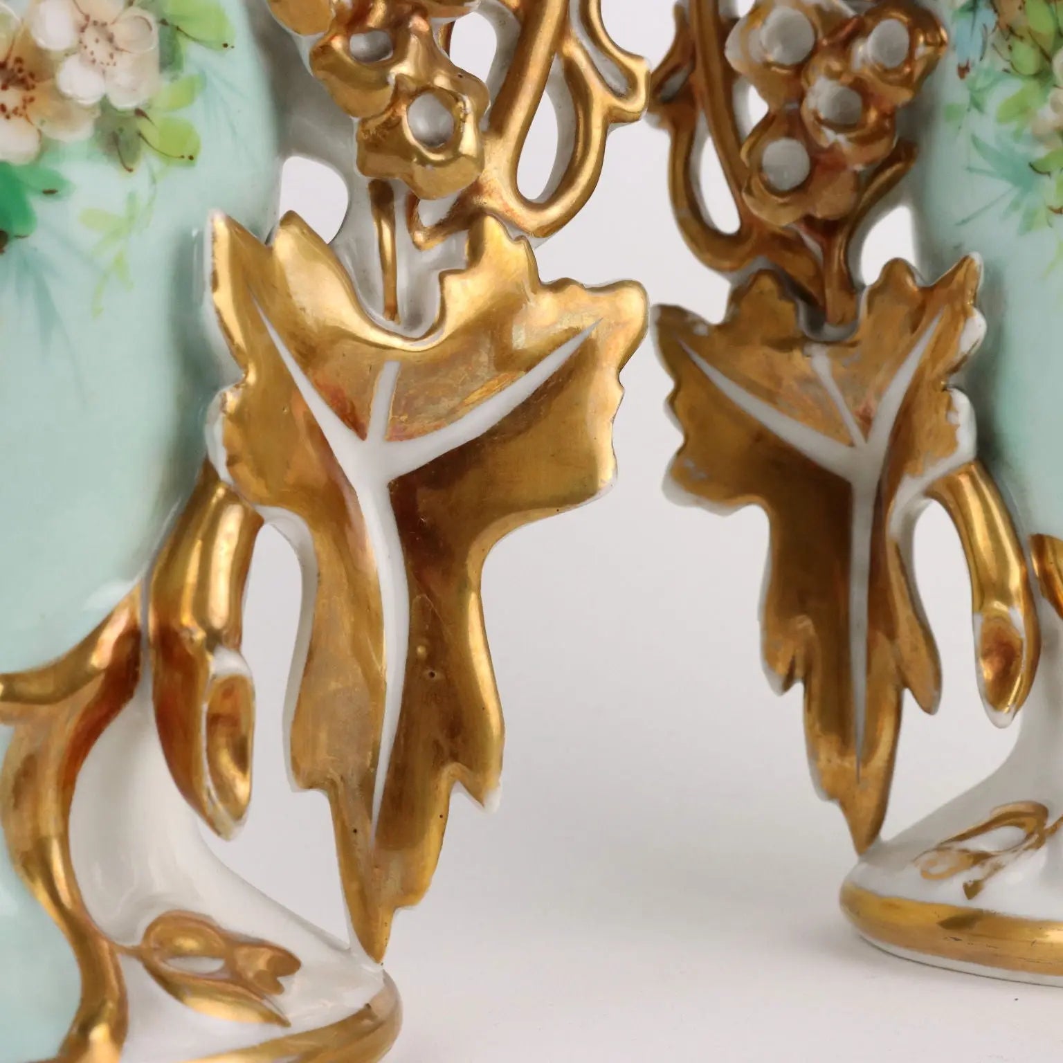 Pair of Antique Vases for Bouquet Porcelain Europe XIX-XX Century - Europe, Late XIX - Early XX Century | Antiques | Ceramics Products