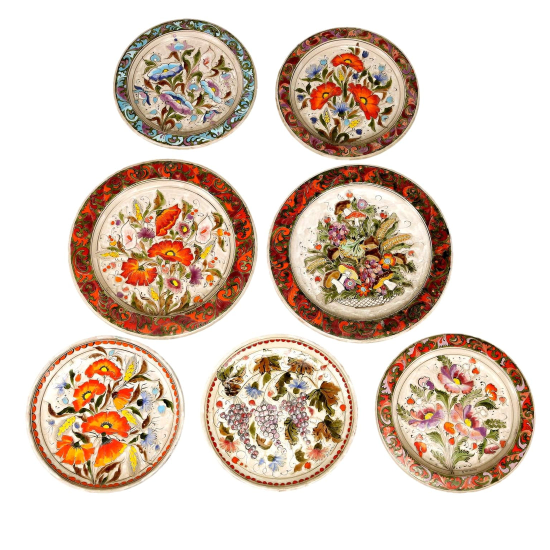Group of Antique Plates Schiavon Man. Italy XX Century - Italy, Late XX Century | Antiques | Ceramics Products