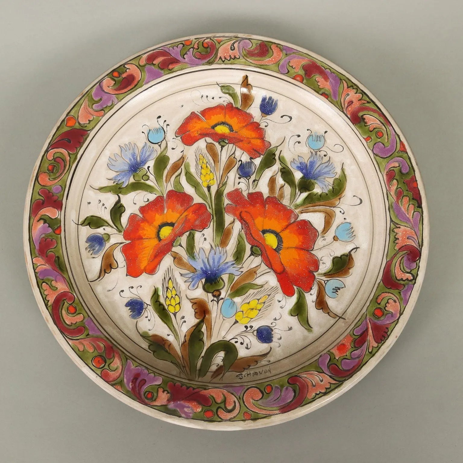 Group of Antique Plates Schiavon Man. Italy XX Century - Italy, Late XX Century | Antiques | Ceramics Products