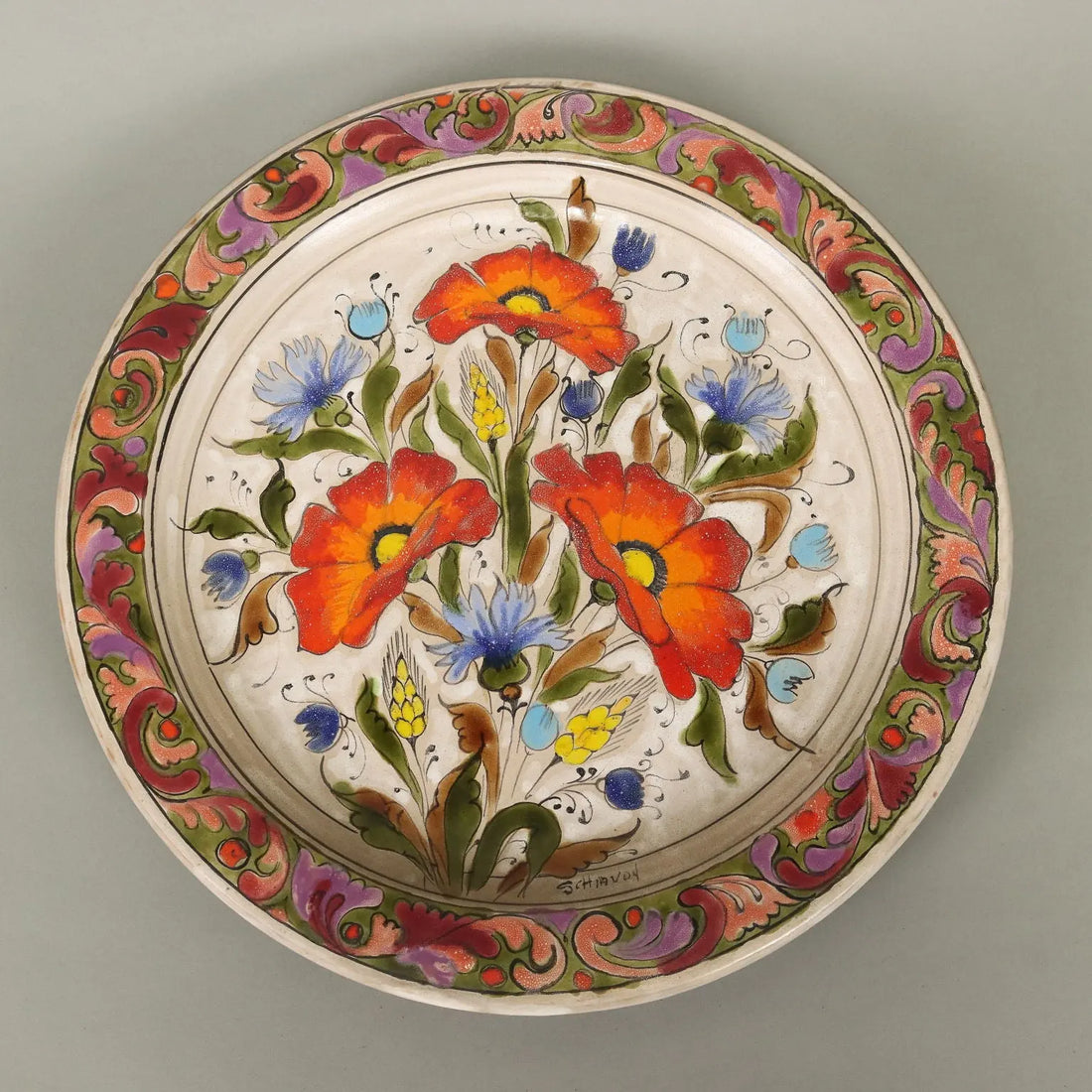 Group of Antique Plates Schiavon Man. Italy XX Century - Italy, Late XX Century | Antiques | Ceramics Products
