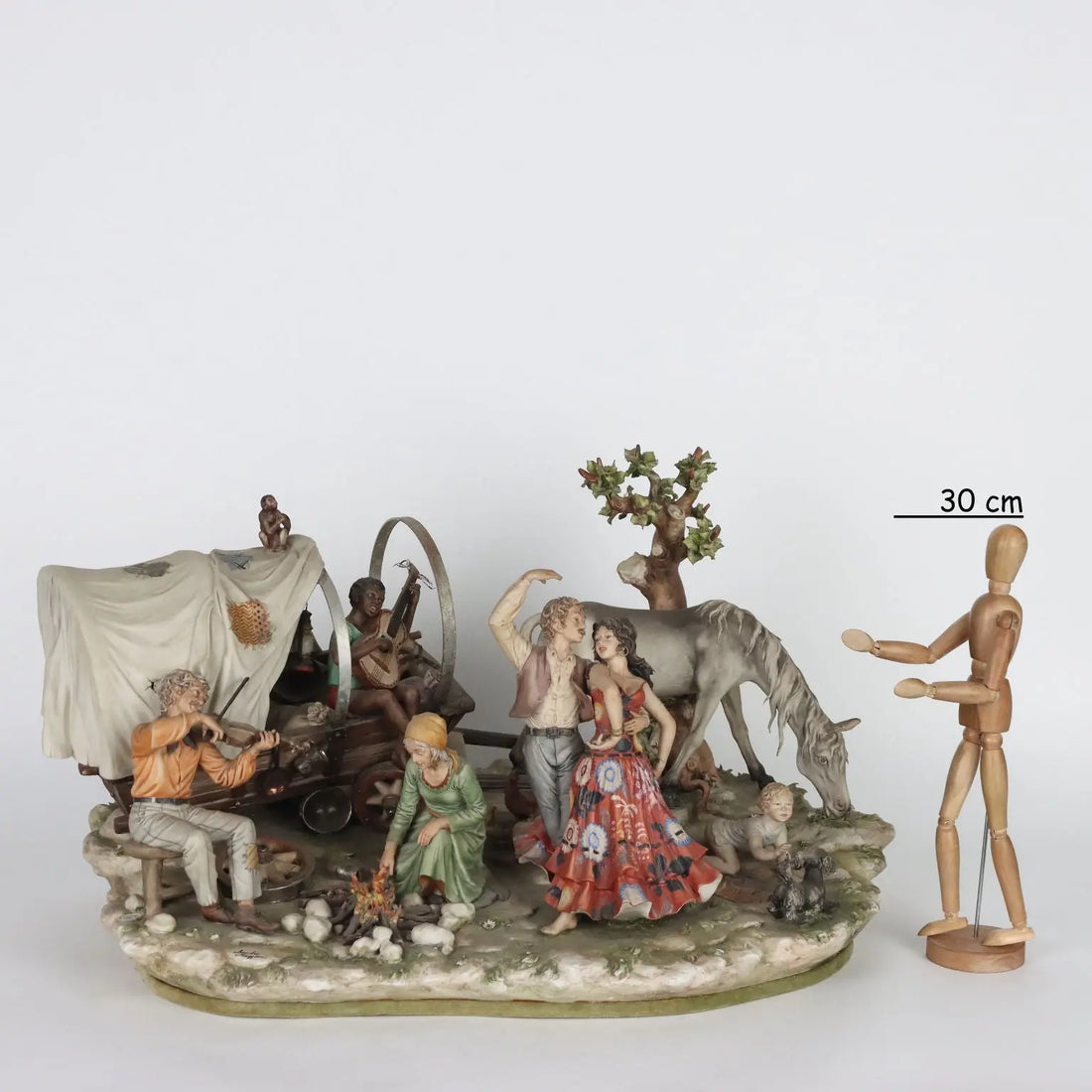 Vintage 1960s Sculpture Capodimonte Ceramic Italy - Italy, 1970s | Antiques | Ceramics Products