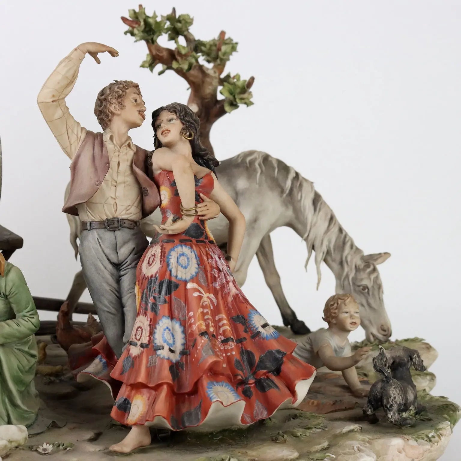 Vintage 1960s Sculpture Capodimonte Ceramic Italy - Italy, 1970s | Antiques | Ceramics Products