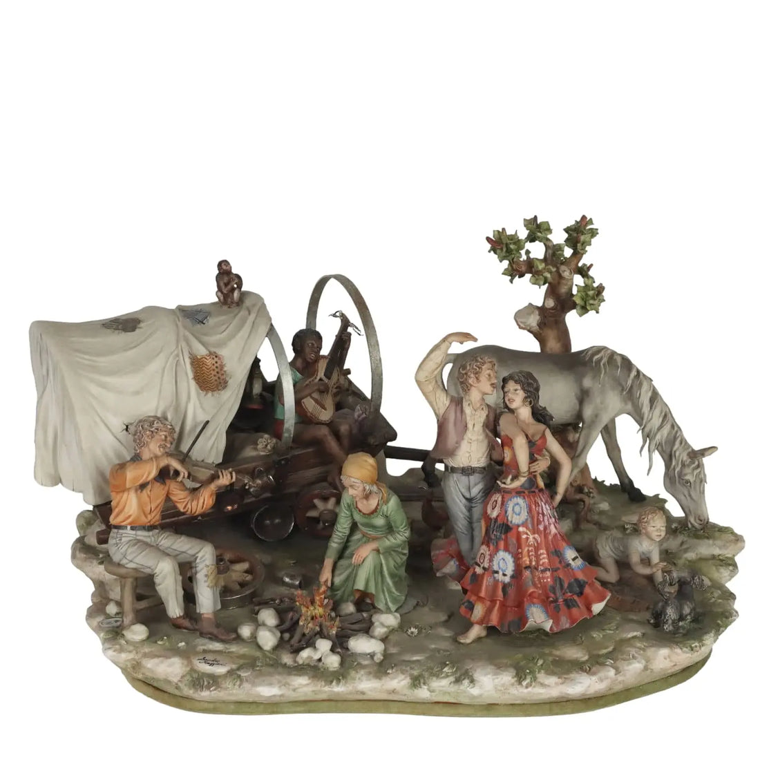 Vintage 1960s Sculpture Capodimonte Ceramic Italy - Italy, 1970s | Antiques | Ceramics Products