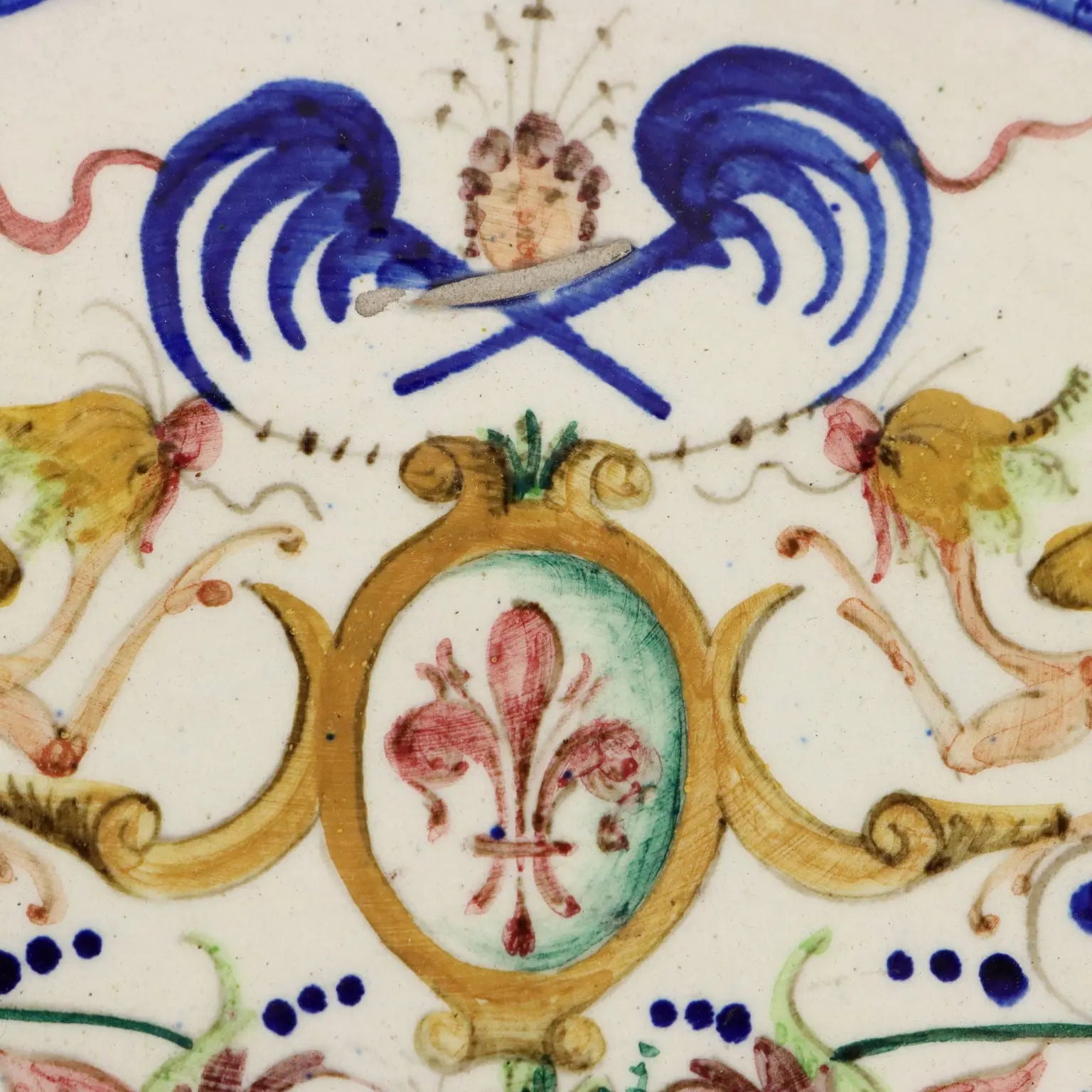 Antique Oval Tray Majolica Italy Late XIX Century - Italy, Late XIX Century | Antiques | Ceramics Products