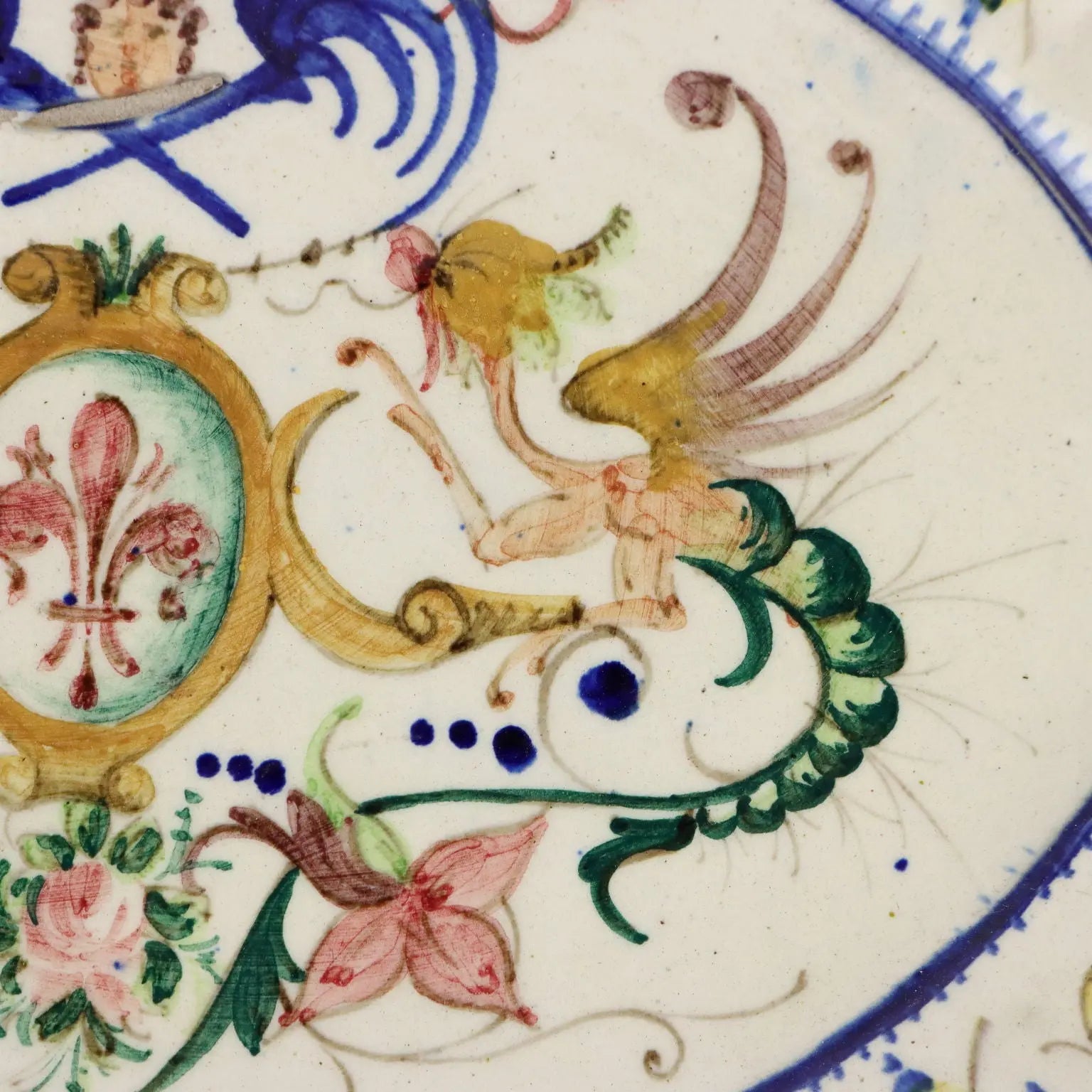 Antique Oval Tray Majolica Italy Late XIX Century - Italy, Late XIX Century | Antiques | Ceramics Products