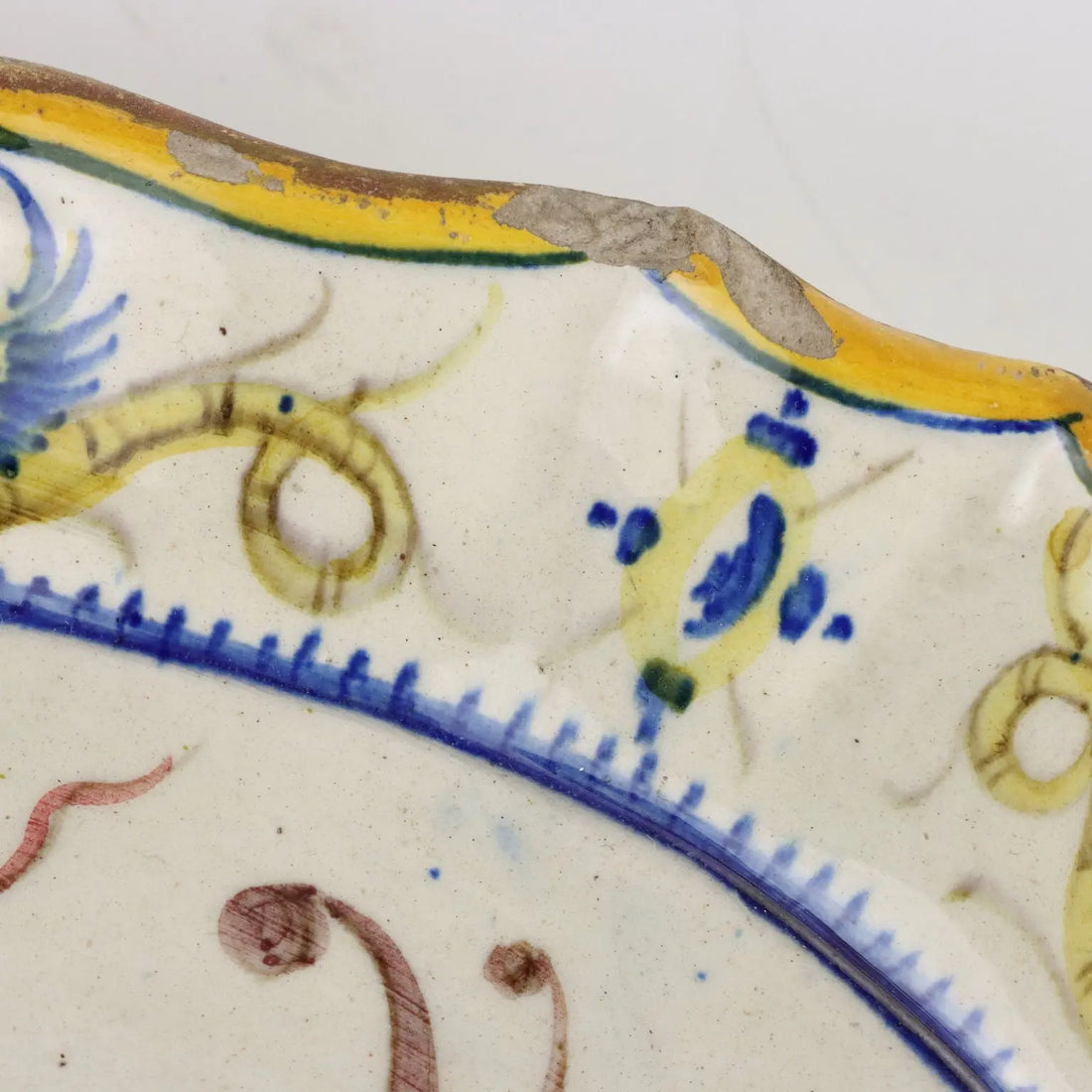 Antique Oval Tray Majolica Italy Late XIX Century - Italy, Late XIX Century | Antiques | Ceramics Products