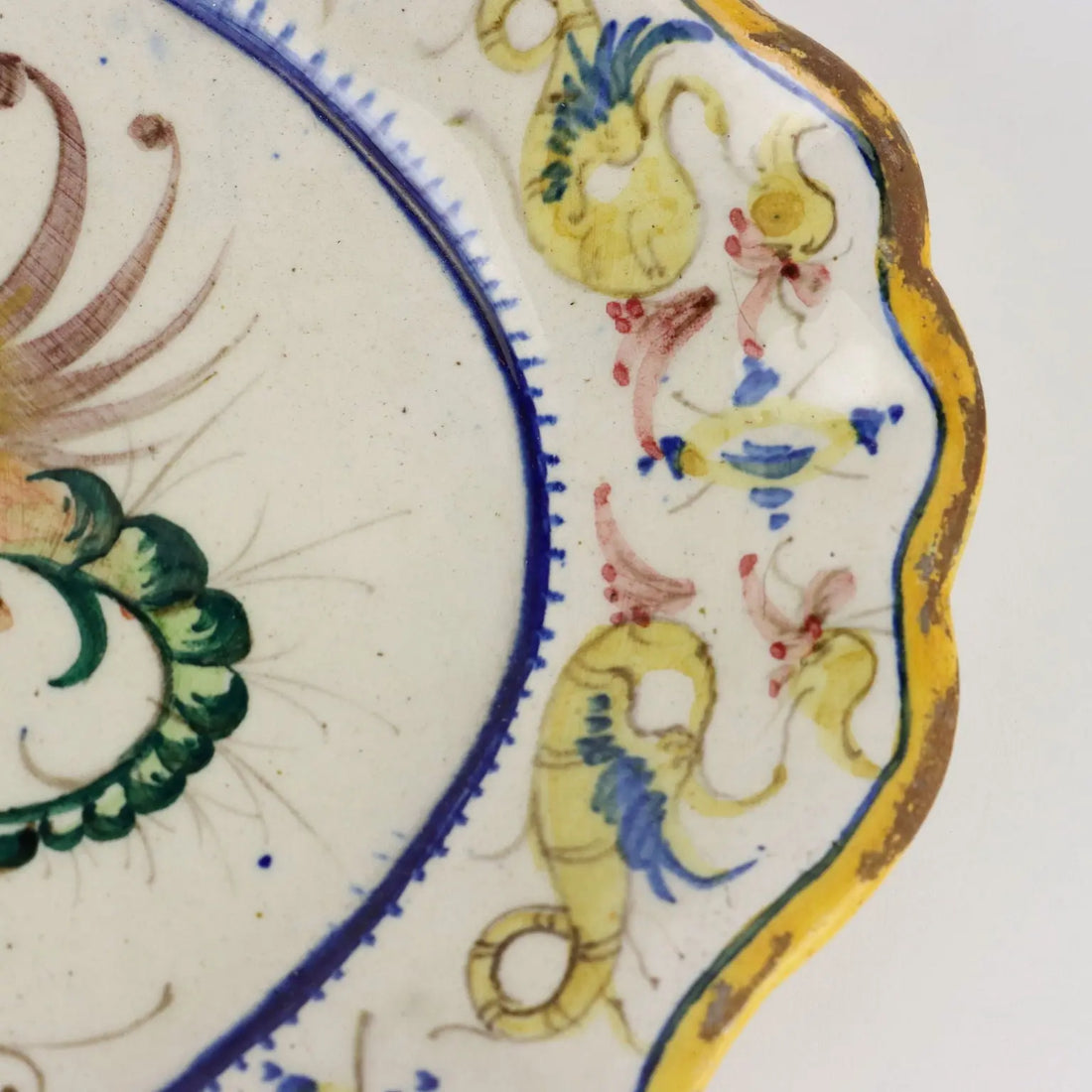 Antique Oval Tray Majolica Italy Late XIX Century - Italy, Late XIX Century | Antiques | Ceramics Products