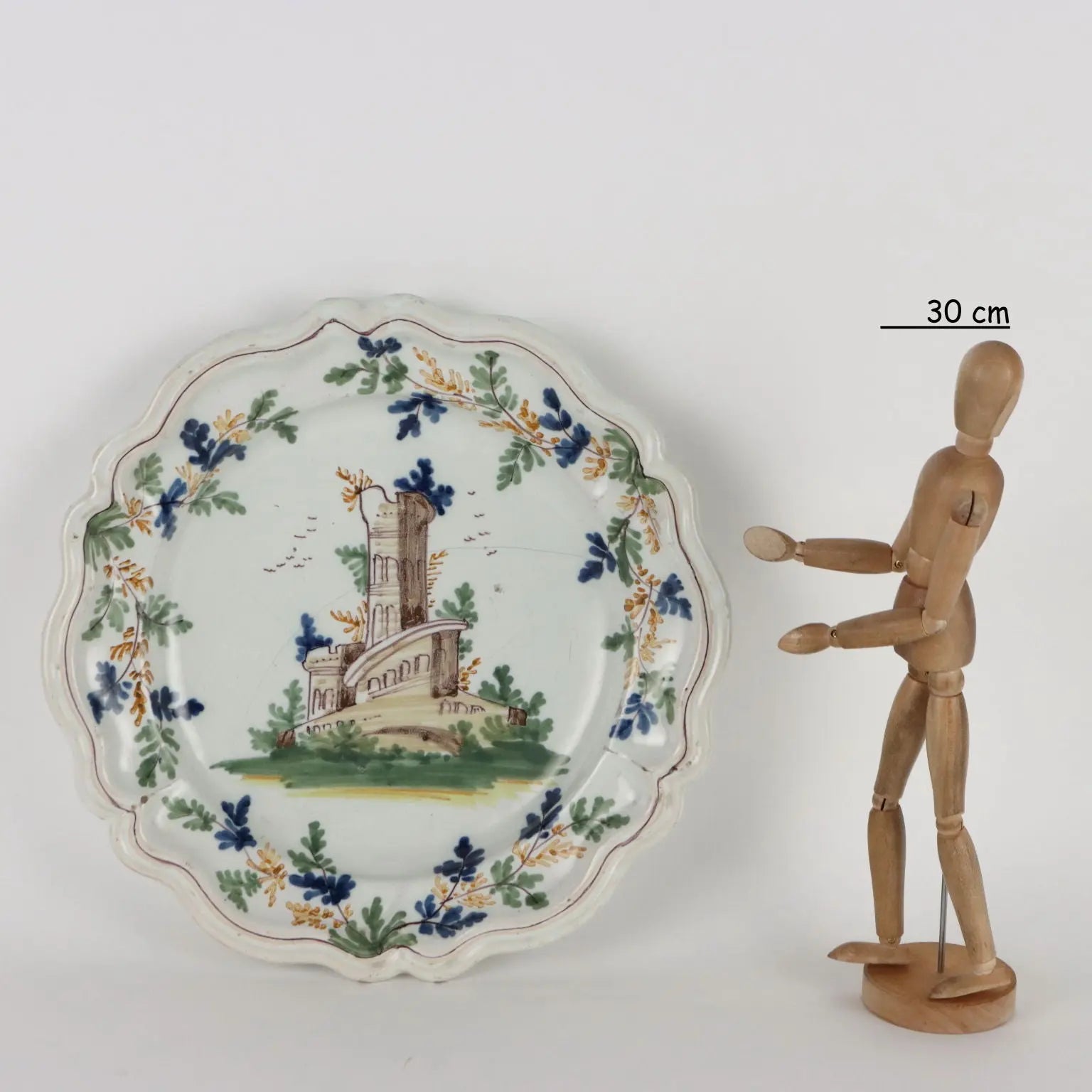 Antique Plate Majolica Pavia Italy XVIII Century - Italy, Second Half XVIII Century | Antiques | Ceramics Products