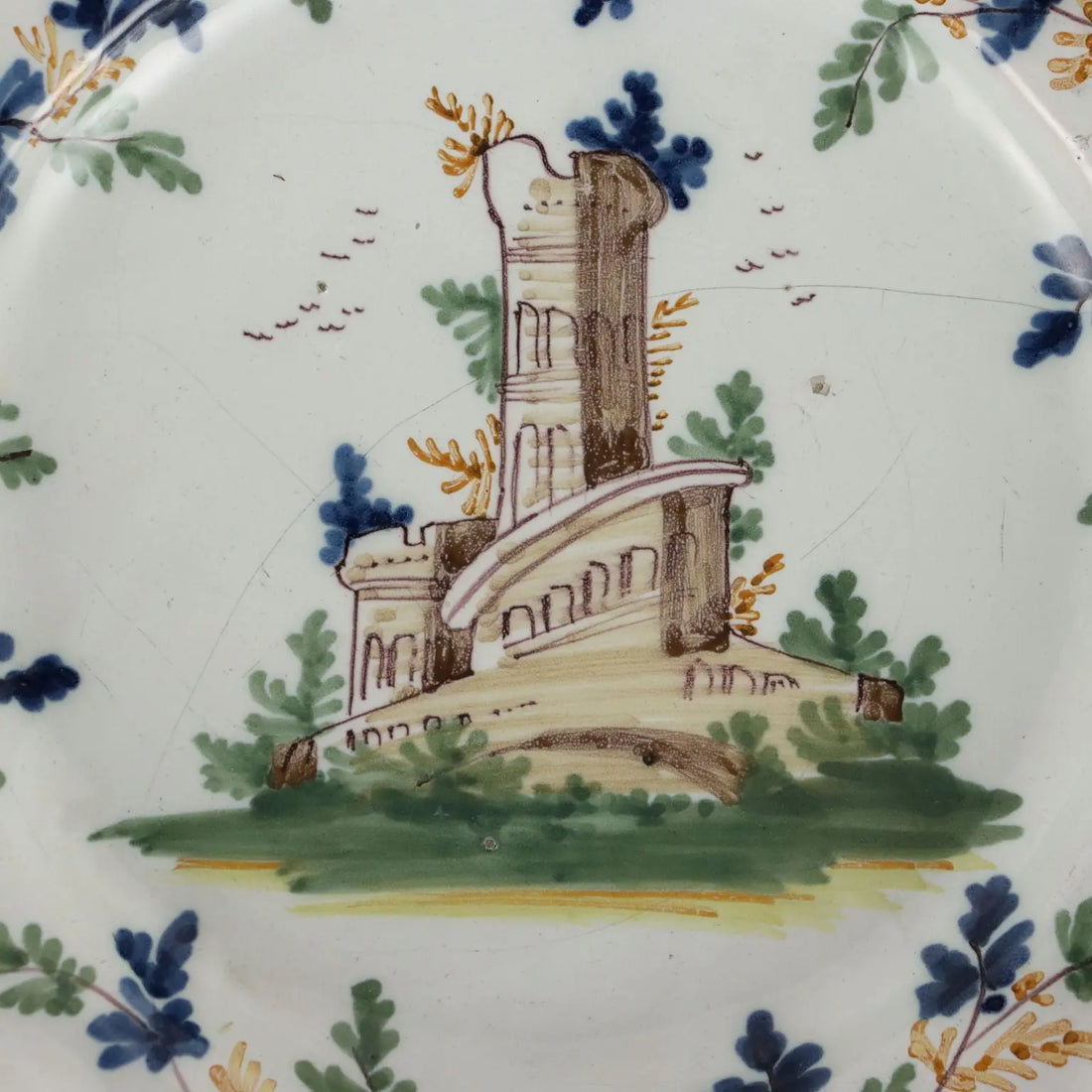 Antique Plate Majolica Pavia Italy XVIII Century - Italy, Second Half XVIII Century | Antiques | Ceramics Products