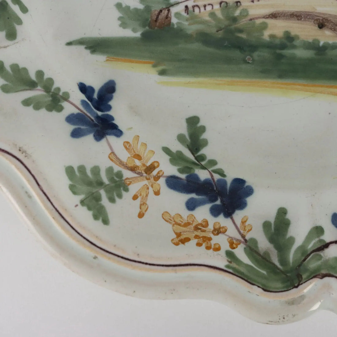 Antique Plate Majolica Pavia Italy XVIII Century - Italy, Second Half XVIII Century | Antiques | Ceramics Products