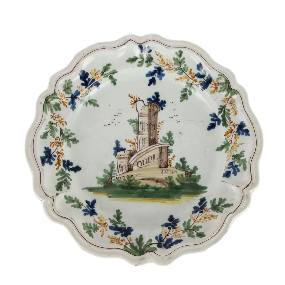 Antique Plate Majolica Pavia Italy XVIII Century - Italy, Second Half XVIII Century | Antiques | Ceramics Products