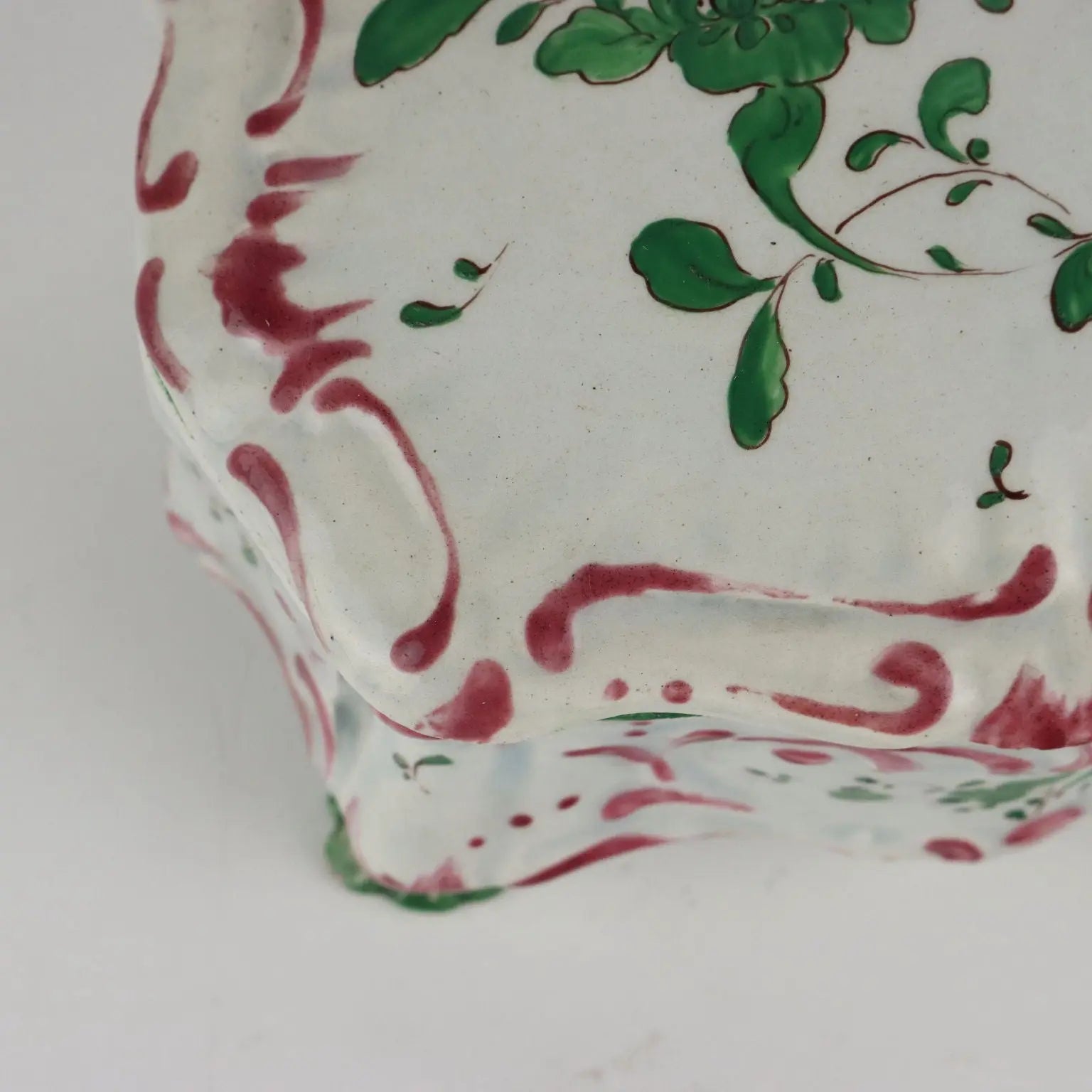 Antique Casket Majolica with Lid Decorations France XIX Century - France, Early XIX Century | Antiques | Ceramics Products