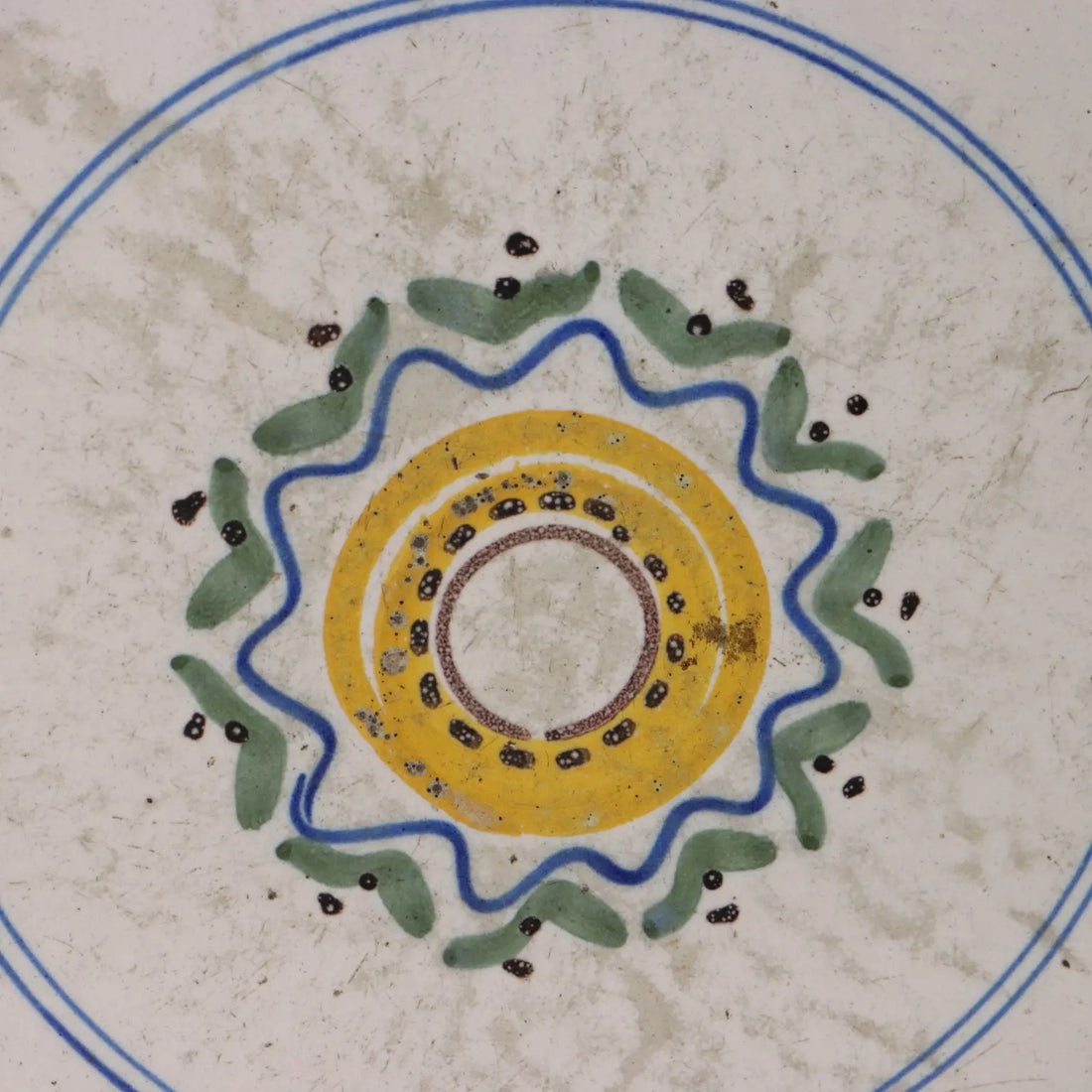 Antique Majolica Plate Decorations Italy XVIII Century - Southern Italy Late 18th Century | Antiques | Ceramics Products
