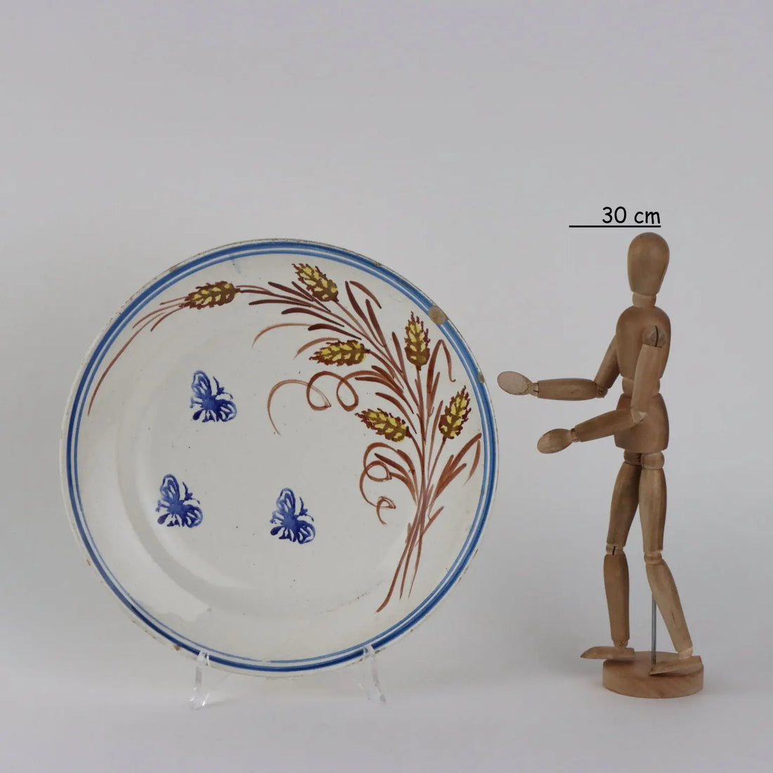 Antique Plate Mondovì Ceramic Man. Vedova Besio & Figli '900 - Italy, Late XIX Century | Antiques | Ceramics Products