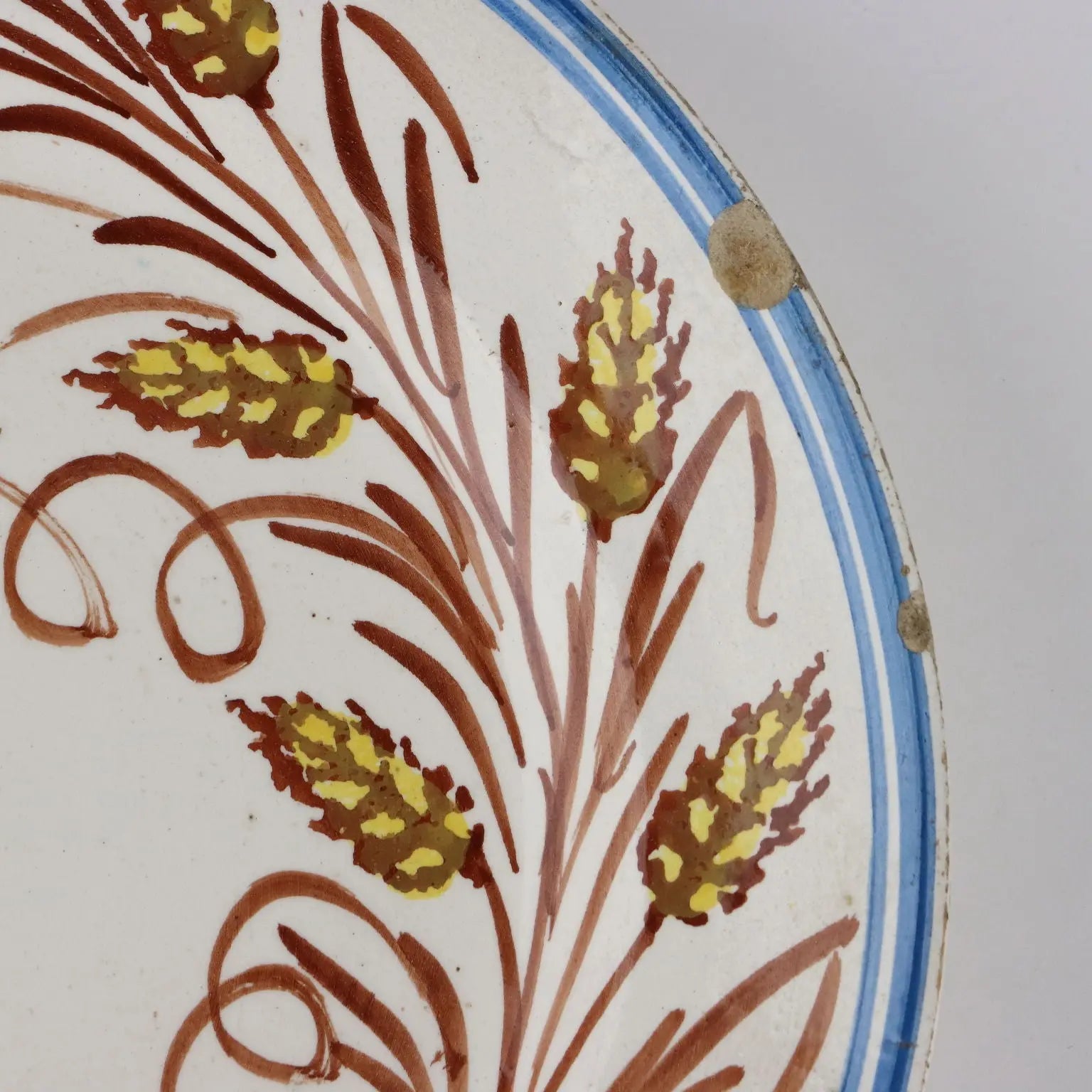 Antique Plate Mondovì Ceramic Man. Vedova Besio & Figli '900 - Italy, Late XIX Century | Antiques | Ceramics Products