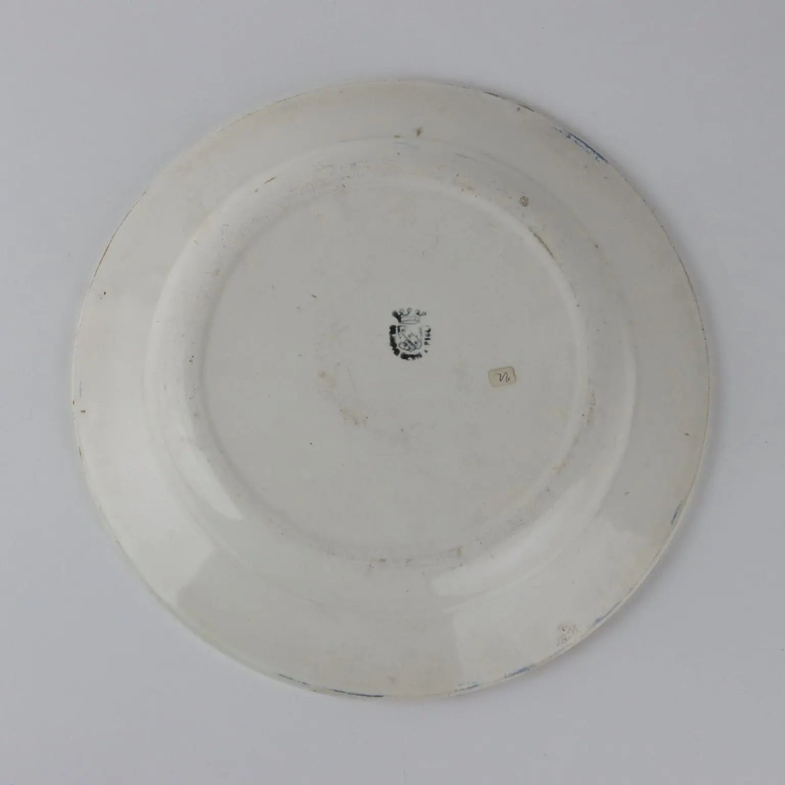 Antique Plate Mondovì Ceramic Man. Vedova Besio & Figli '900 - Italy, Late XIX Century | Antiques | Ceramics Products