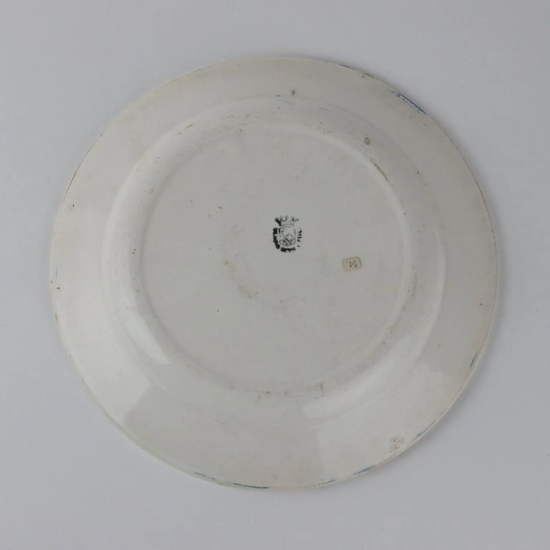 Antique Plate Mondovì Ceramic Man. Vedova Besio & Figli '900 - Italy, Late XIX Century | Antiques | Ceramics Products