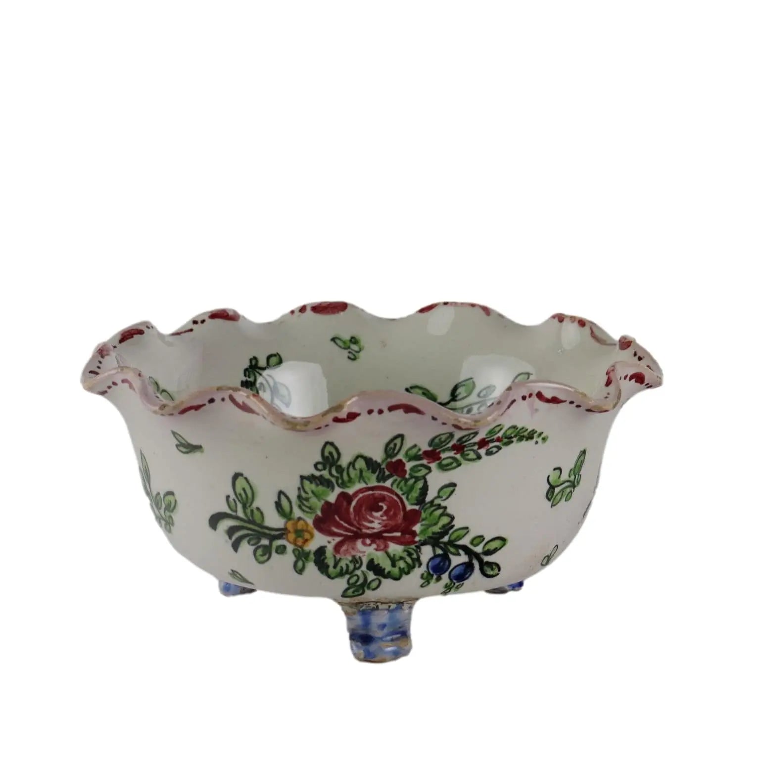 Antique Bowl Majolica Molaroni Man. Pesaro Italy Late XIX Century - Italy, Late XIX Century | Antiques | Ceramics Products
