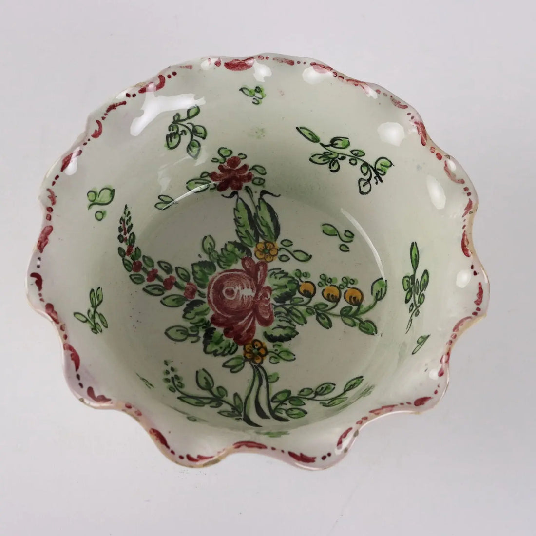 Antique Bowl Majolica Molaroni Man. Pesaro Italy Late XIX Century - Italy, Late XIX Century | Antiques | Ceramics Products
