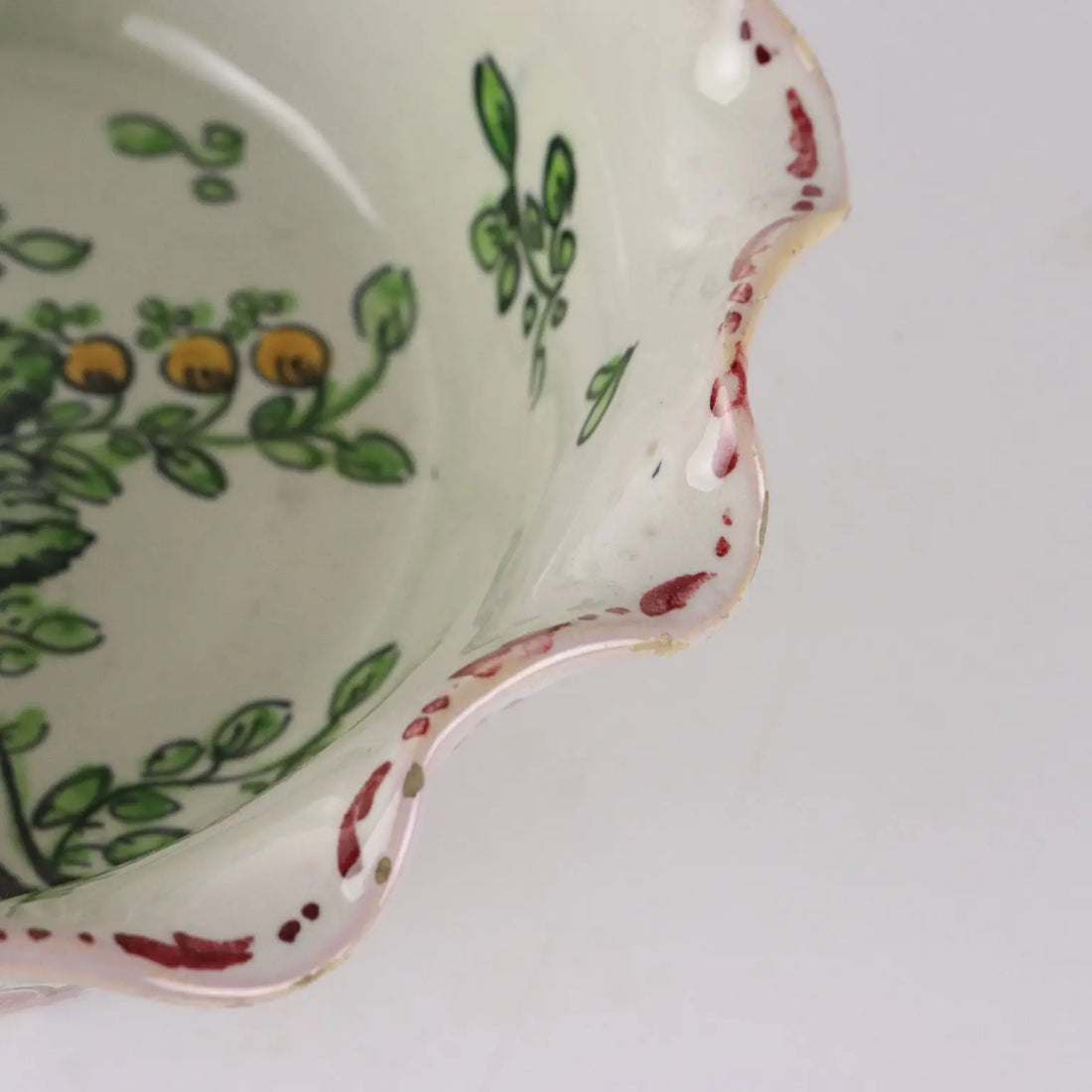 Antique Bowl Majolica Molaroni Man. Pesaro Italy Late XIX Century - Italy, Late XIX Century | Antiques | Ceramics Products