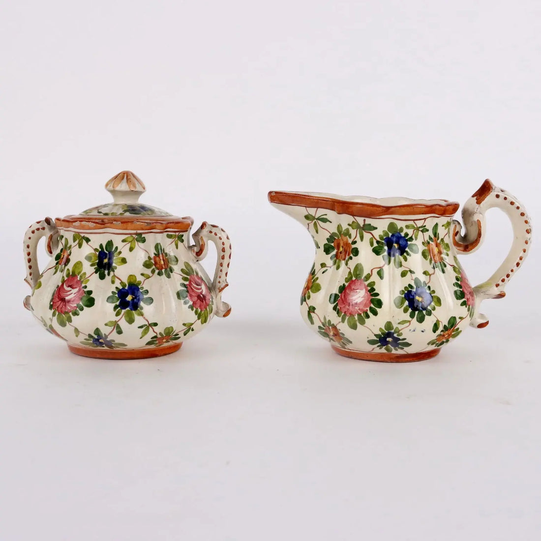 Antique Tea Set Majolica Maria Balossi Italy XX Century - Northern Italy, Early XX Century | Antiques | Ceramics Products