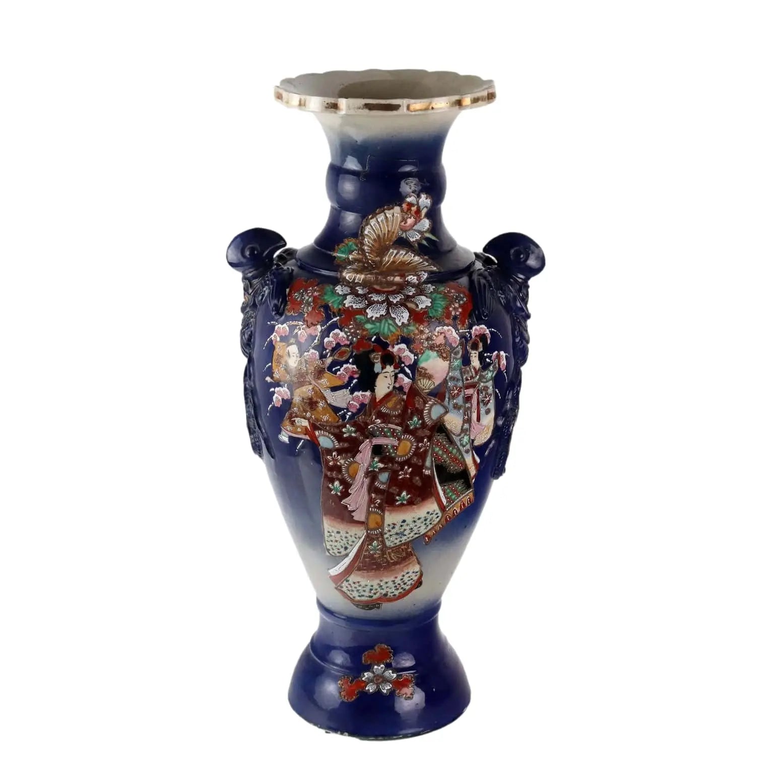 Antique Vase Ceramic Flower Decorations Japan Early XX Century - Japan, Early XX Century | Antiques | Ceramics Products