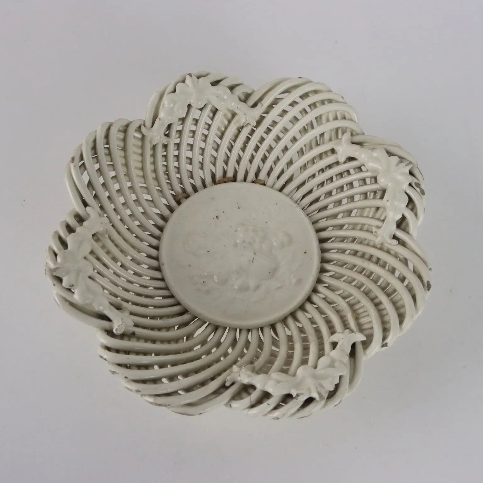 Antique Basket Ceramic Decorations Veneto XIX Century - Italy, Late XIX Century | Antiques | Ceramics Products