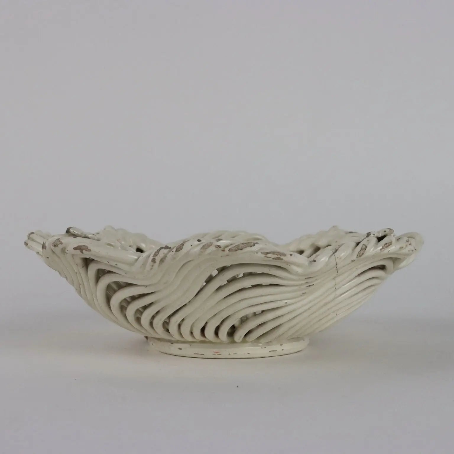 Antique Basket Ceramic Decorations Veneto XIX Century - Italy, Late XIX Century | Antiques | Ceramics Products