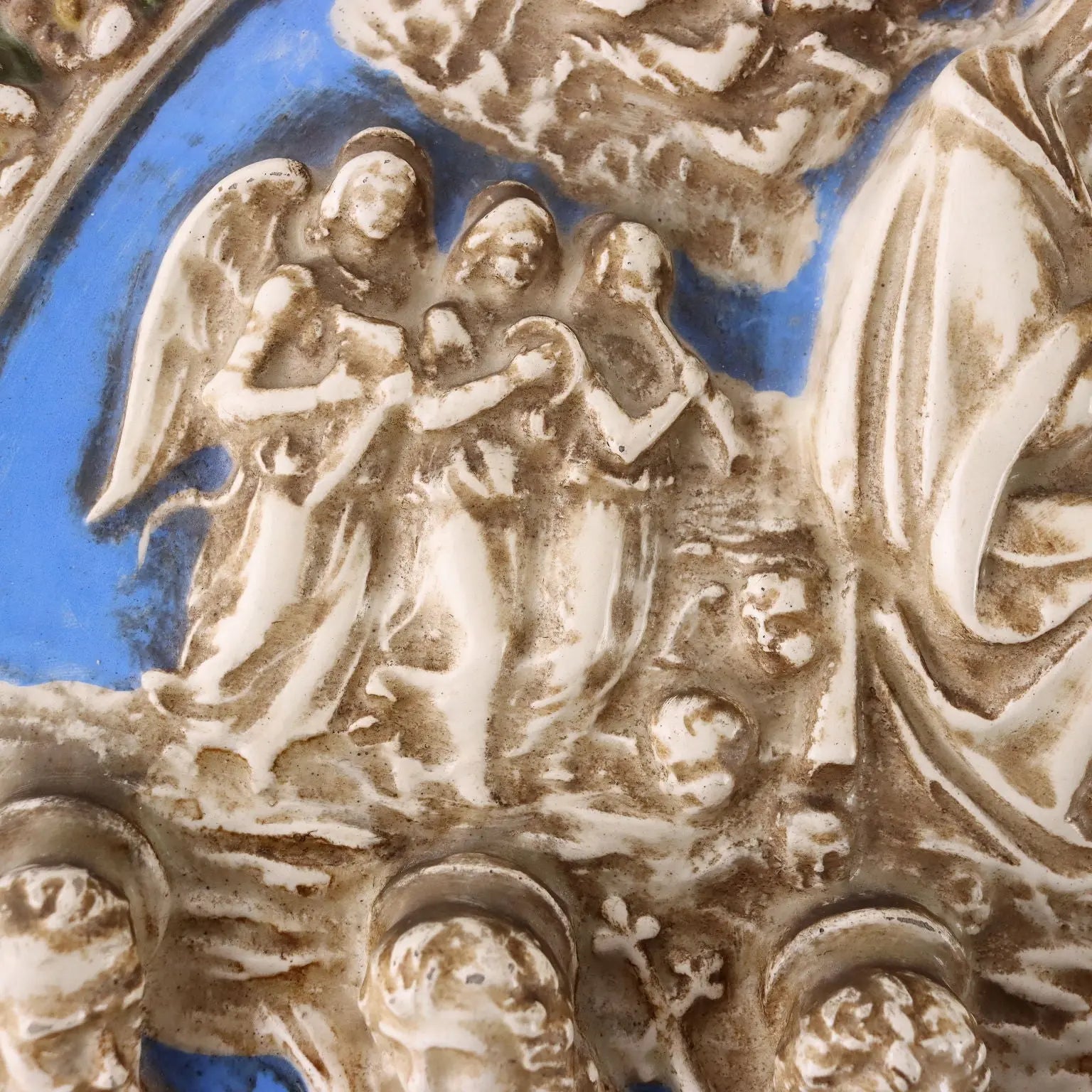 Antique Tile Majolica Società Ceramica Colonnata Italy XX Century - Italy, Early XX Century | Antiques | Ceramics Products