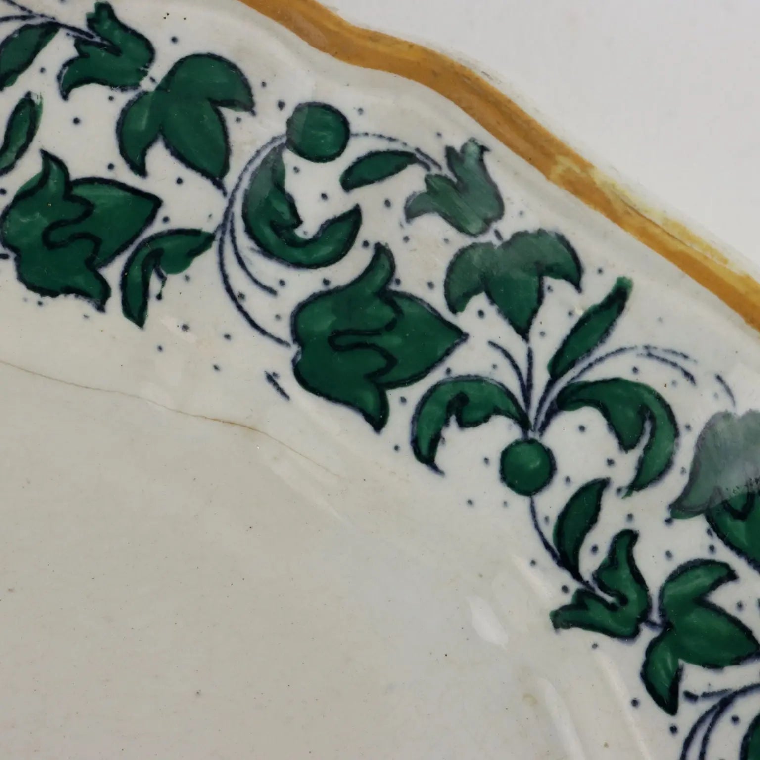 Antique Oval Plate Richard Ceramic Decorations Italy XIX Century - Italy, Late XIX Century | Antiques | Ceramics Products