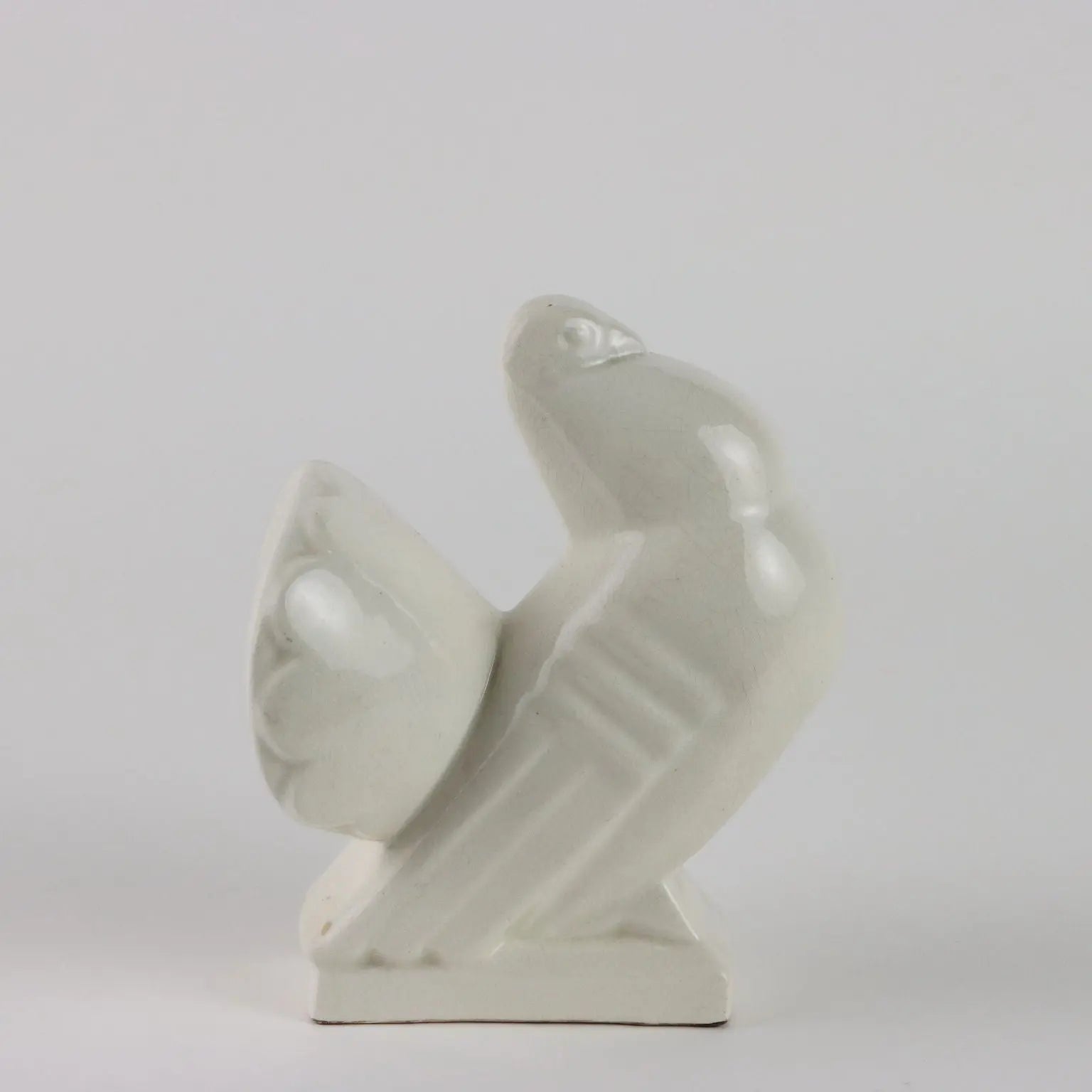 Antique Sculpture Pigeon Ceramic George Ventrillon for Saint Clement - France, 1920s | Antiques | Ceramics Products