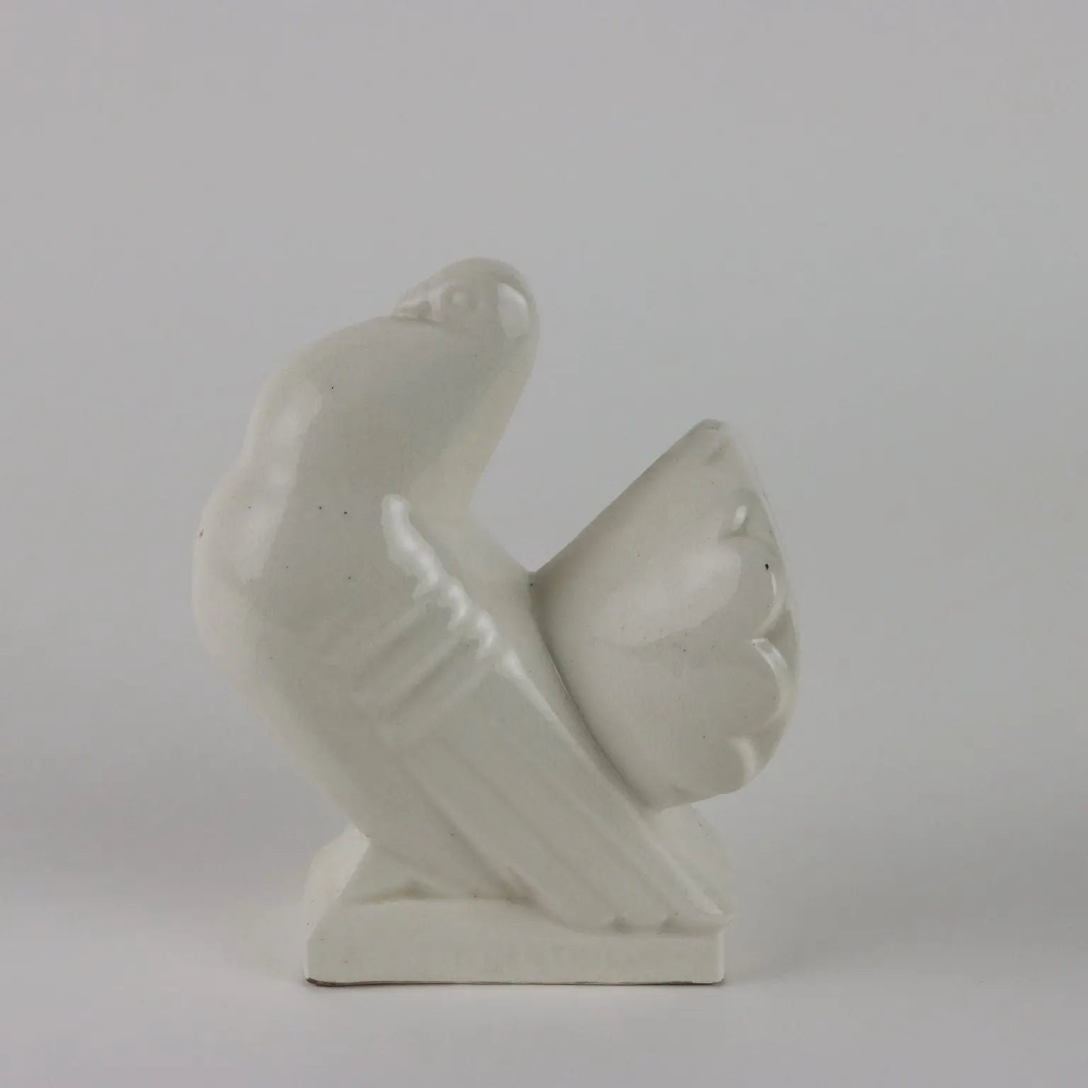 Antique Sculpture Pigeon Ceramic George Ventrillon for Saint Clement - France, 1920s | Antiques | Ceramics Products