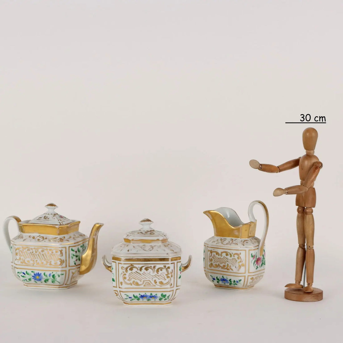 Antique Tea Set White Porcelain Europe Mid XIX Century - Europe, Mid XIX Century | Antiques | Ceramics Products