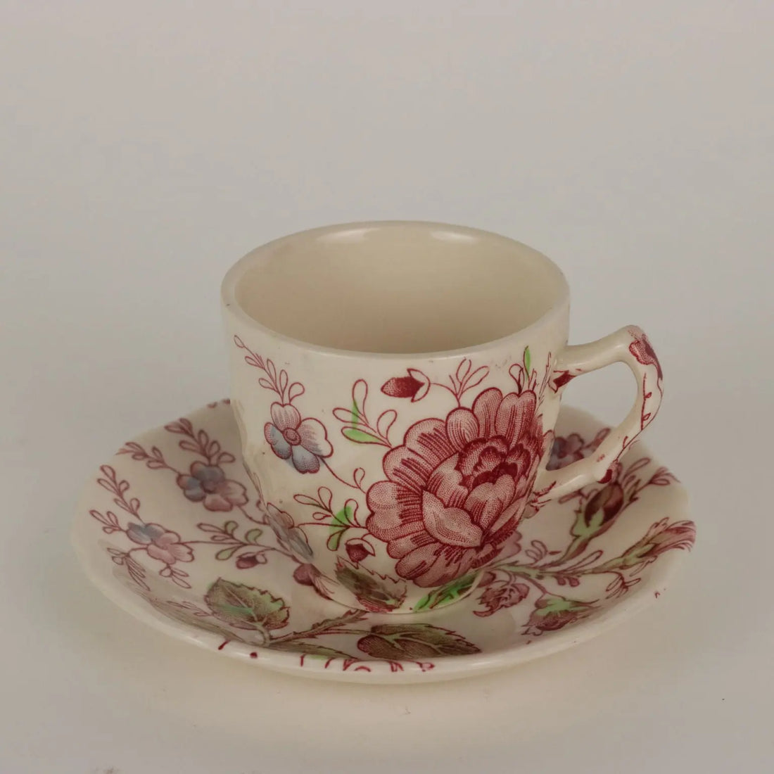 Antique Coffee Set Porcelain Johnson Bros. Rose Chintz '900 - England, XX Century | Antiques | Ceramics Products