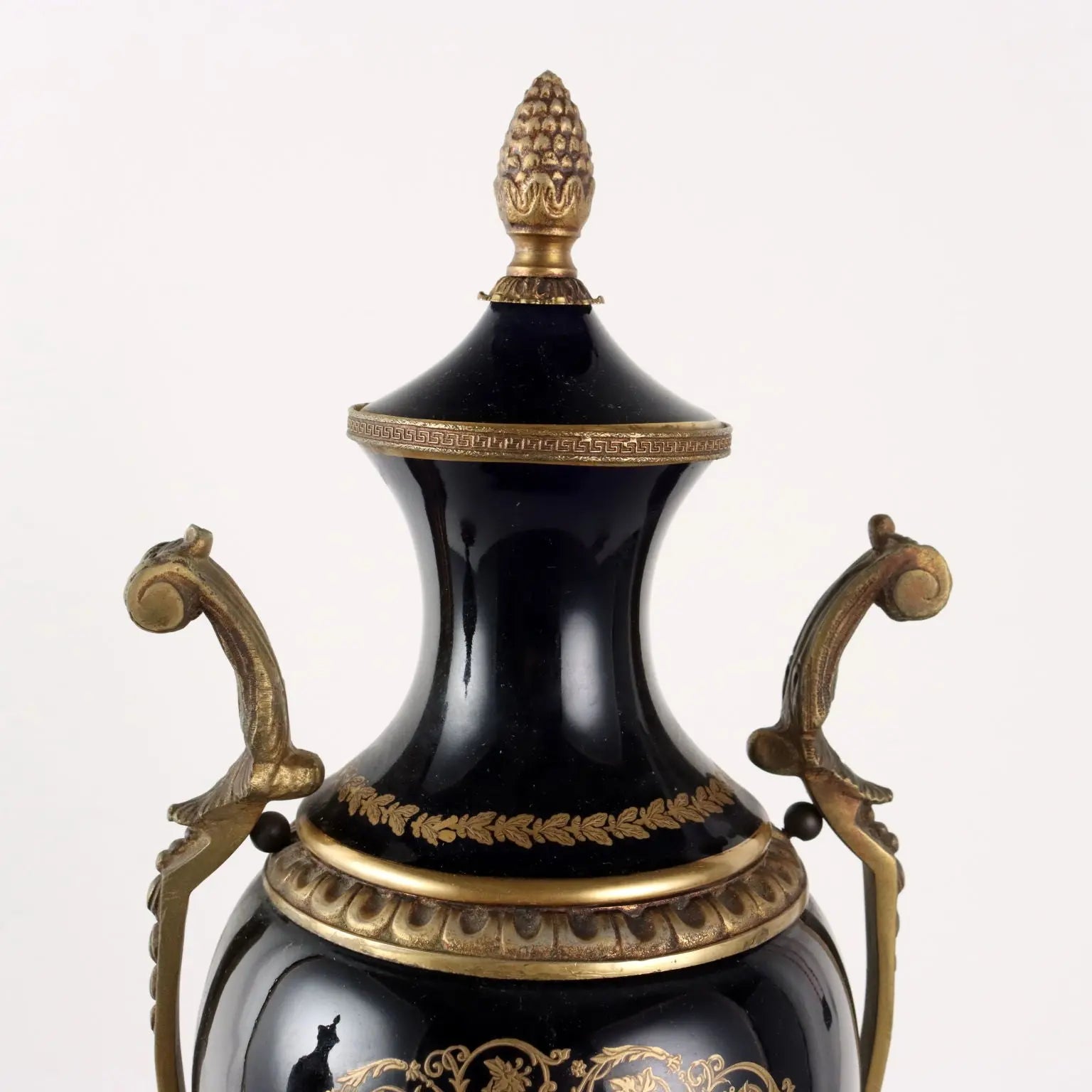 Antique Vases Bronze Porcelain Handmade France XX Century - France, Mid XX Century | Antiques | Ceramics Products