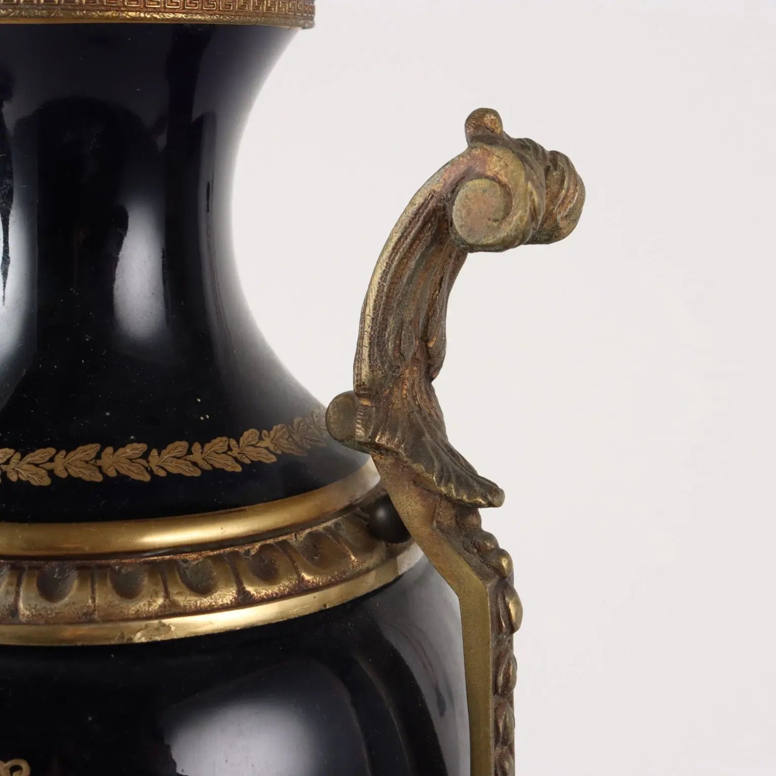 Antique Vases Bronze Porcelain Handmade France XX Century - France, Mid XX Century | Antiques | Ceramics Products