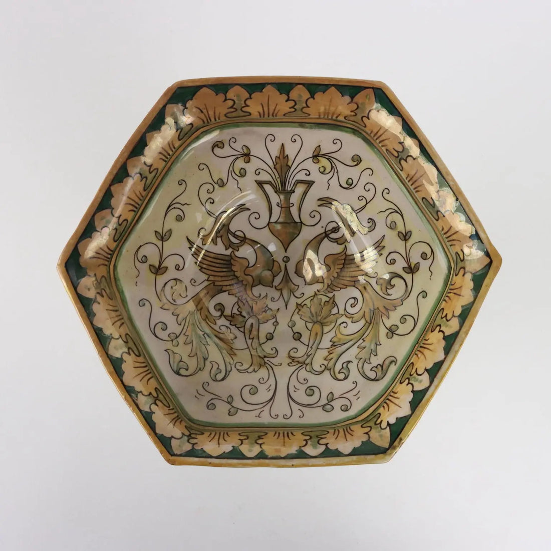 Antique Centerpiece Majolica Man. Robbia Gualdo Tadino '900 - Italy, Late XX Century | Antiques | Ceramics Products