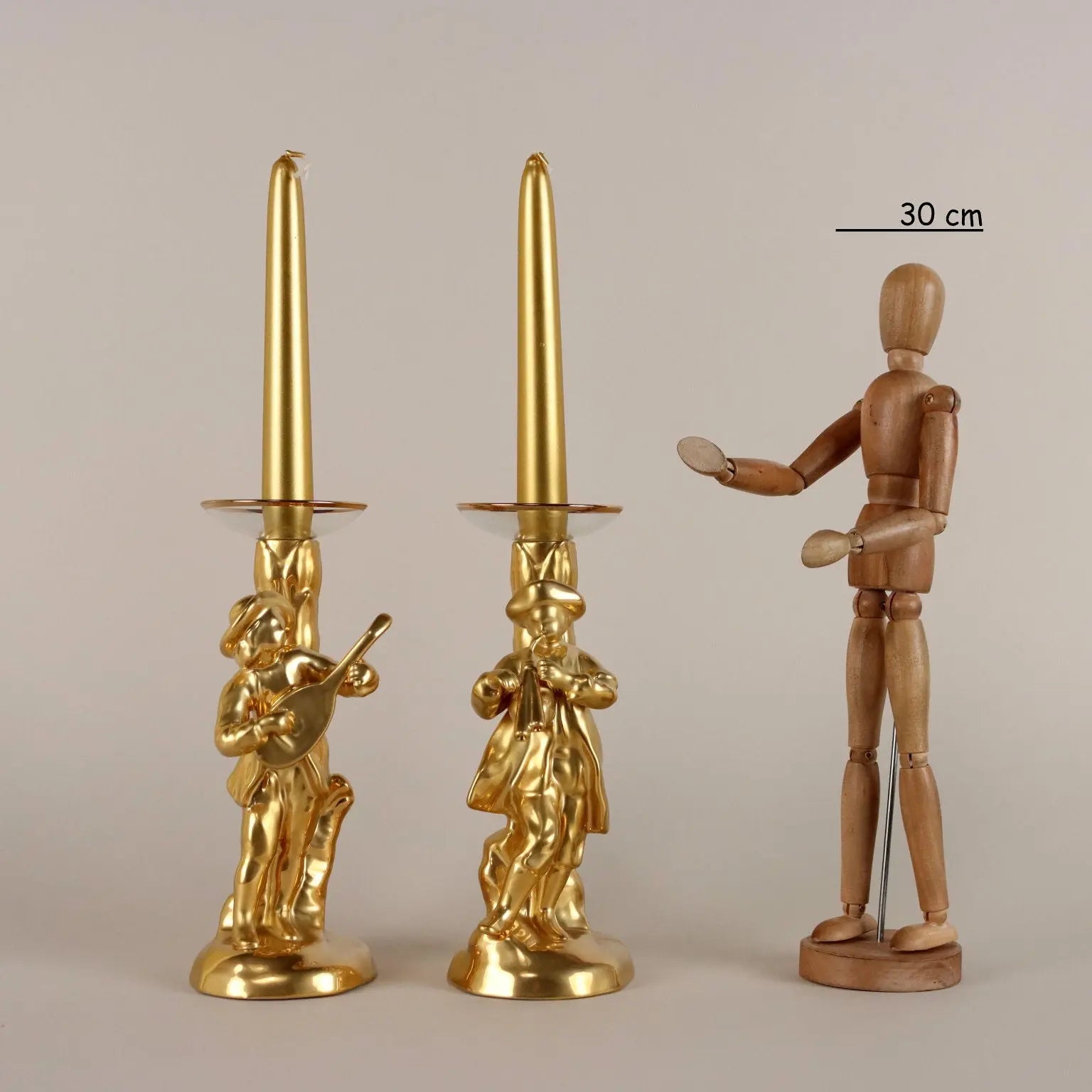 Antique Candelabra Ceramic Este Manufacture Italy XX Century - Italy, Mid XX Century | Antiques | Ceramics Products