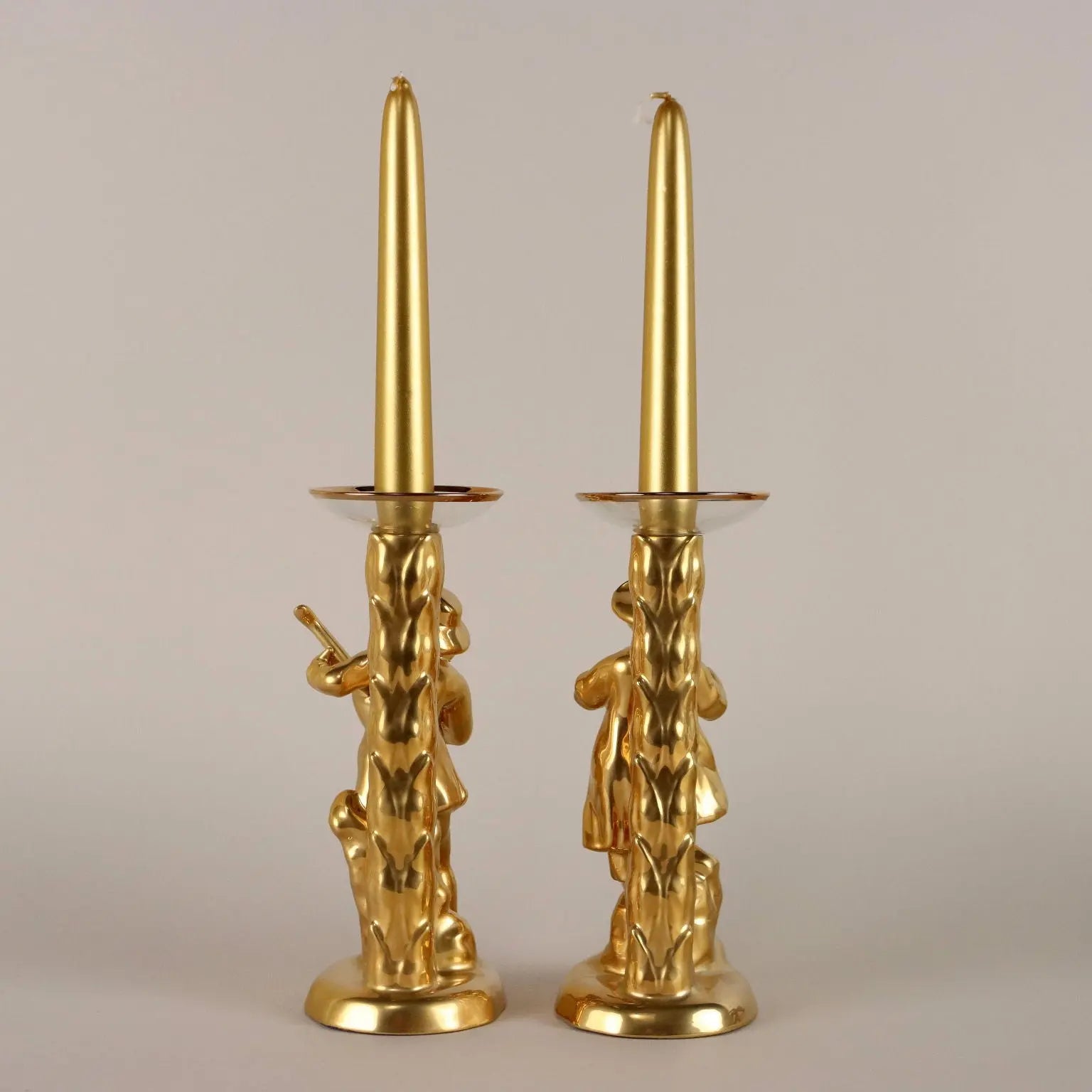 Antique Candelabra Ceramic Este Manufacture Italy XX Century - Italy, Mid XX Century | Antiques | Ceramics Products