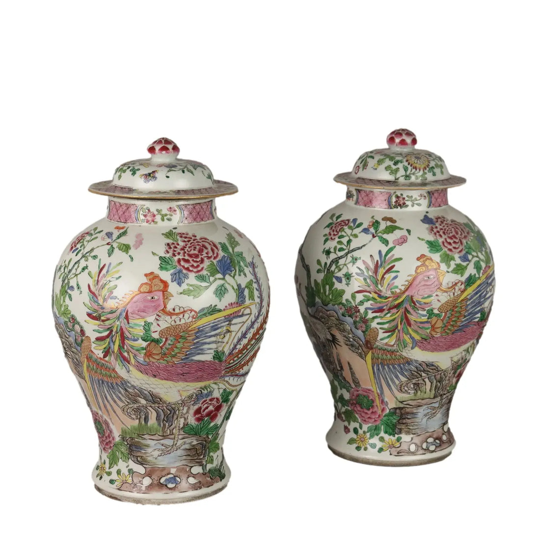 Antique Vases Edmè Sanson Style Porcelain France XIX-XX Century - France, Late XIX - Early XX Century | Antiques | Ceramics Products