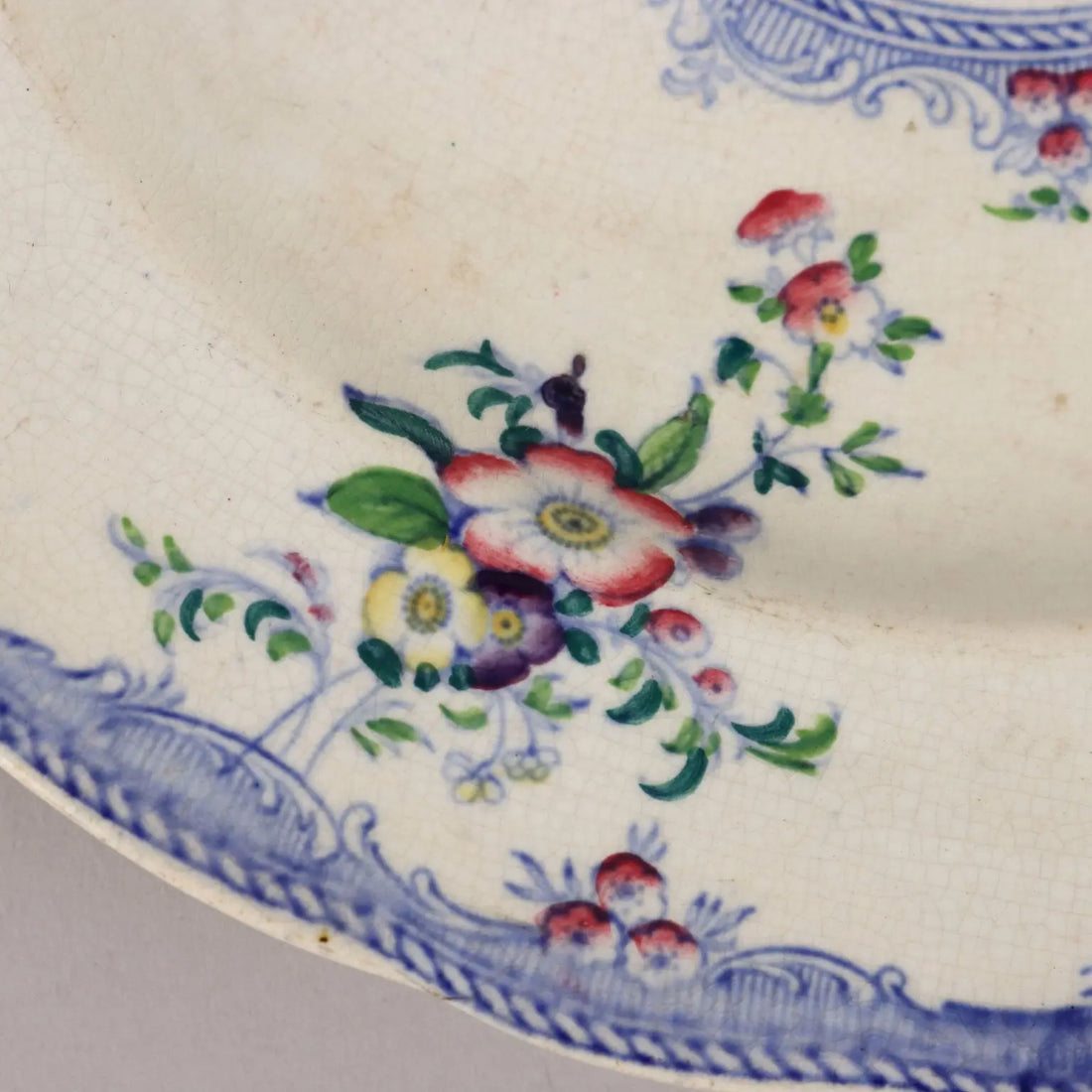 Antique Plates Earthenware Flower Decorations XIX Century - France, Late XIX Century | Antiques | Ceramics Products