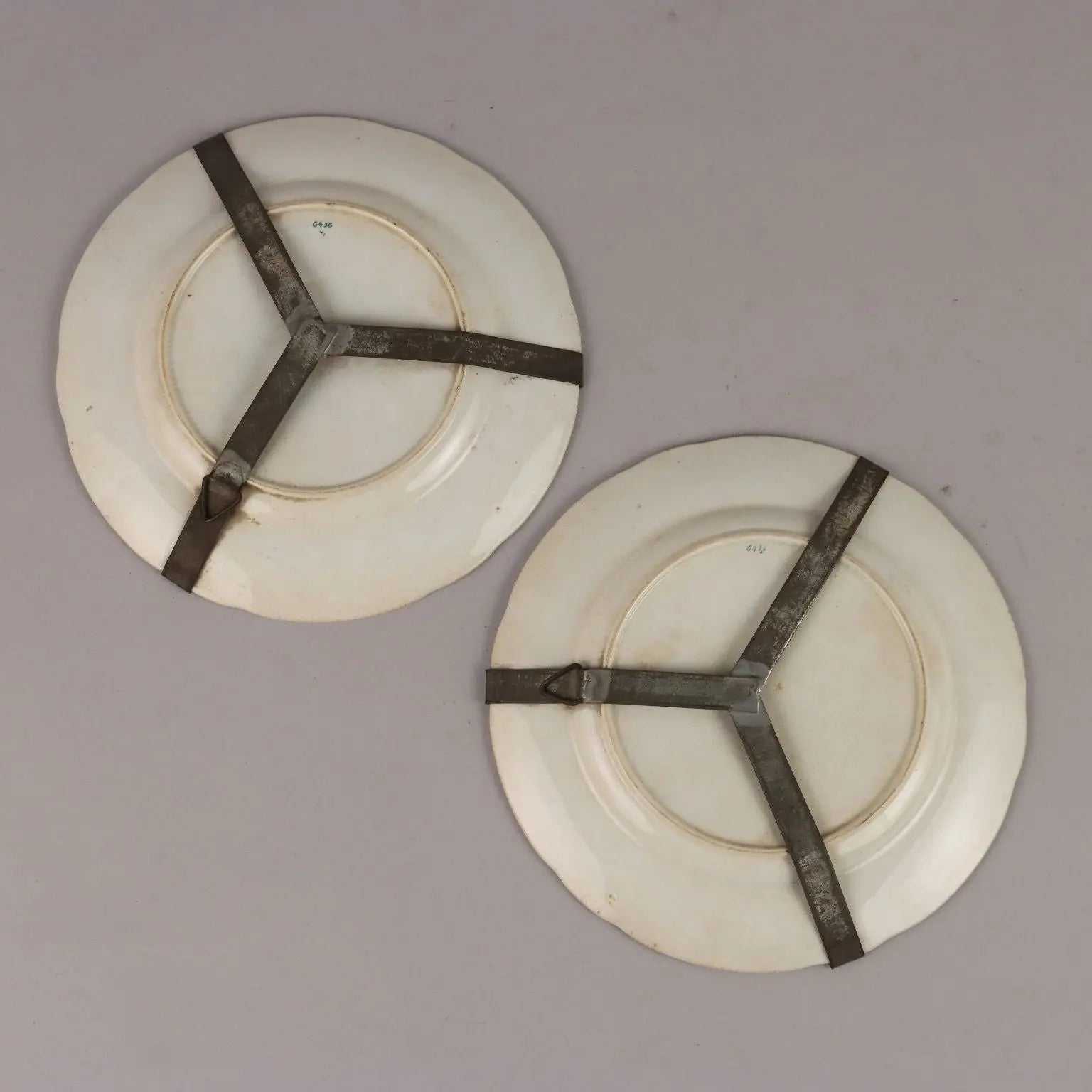 Antique Plates Earthenware Flower Decorations XIX Century - France, Late XIX Century | Antiques | Ceramics Products