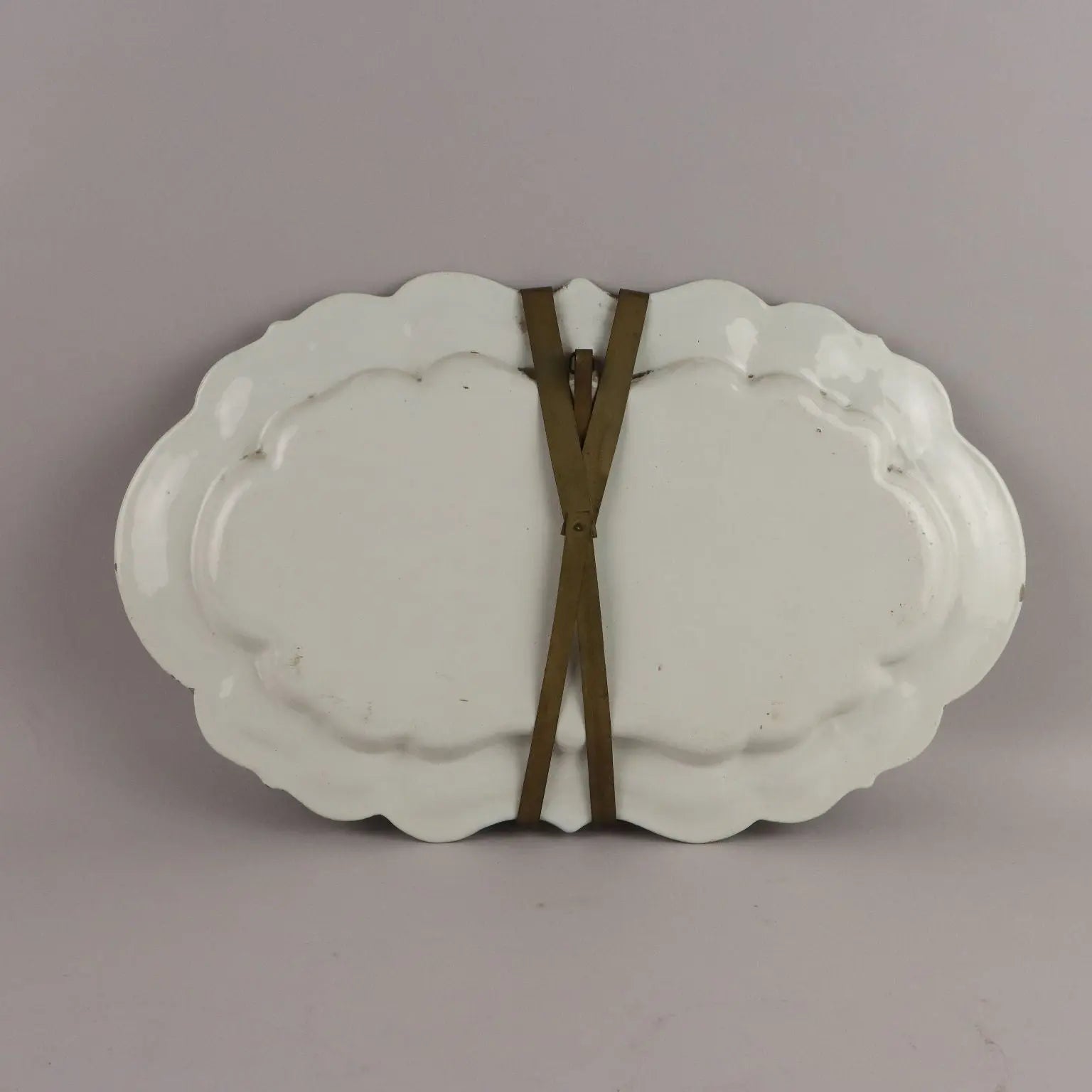 Antique Oval Tray Majolica Decorations Italy XVIII Century - Northern Italy, Mid XVIII Century | Antiques | Ceramics Products