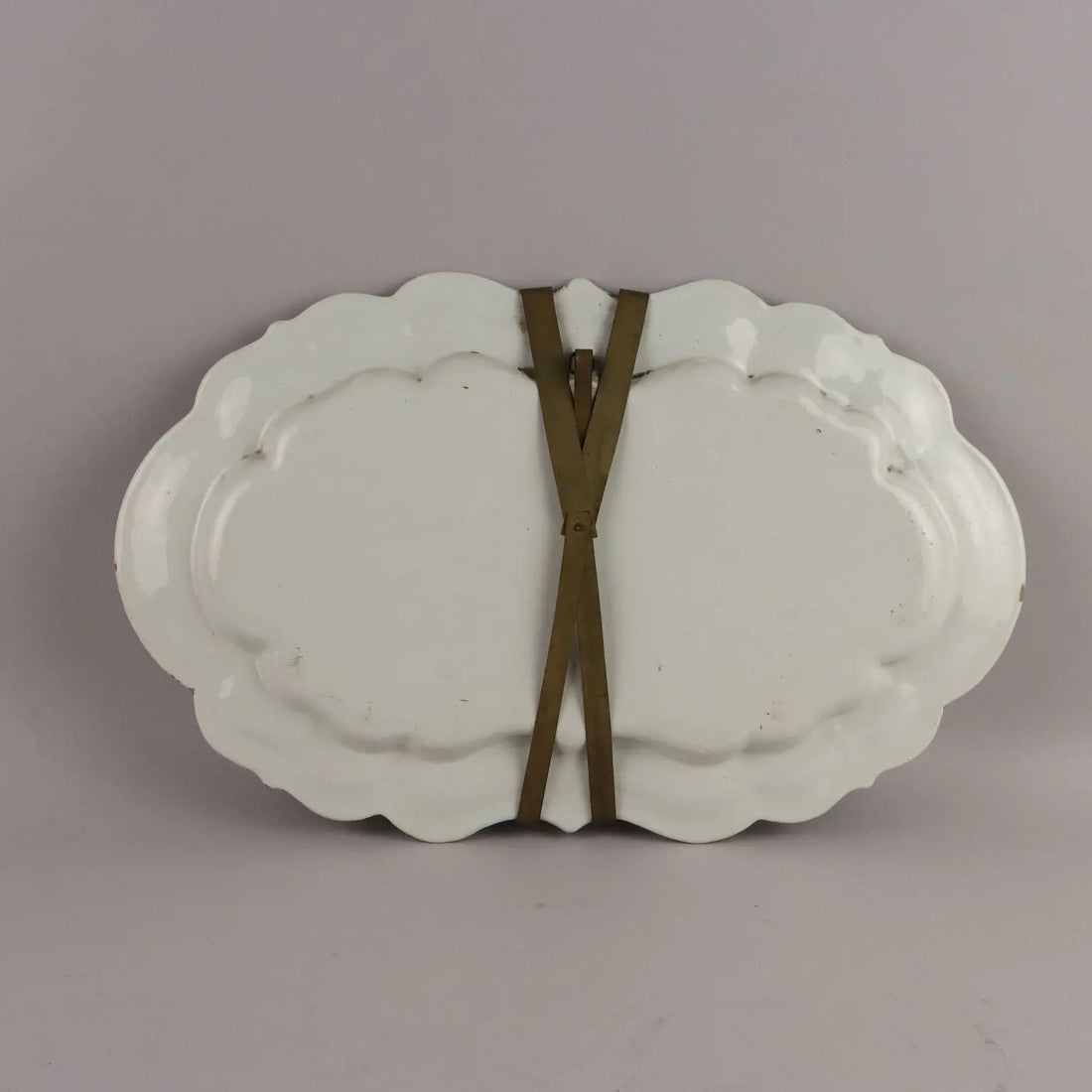 Antique Oval Tray Majolica Decorations Italy XVIII Century - Northern Italy, Mid XVIII Century | Antiques | Ceramics Products