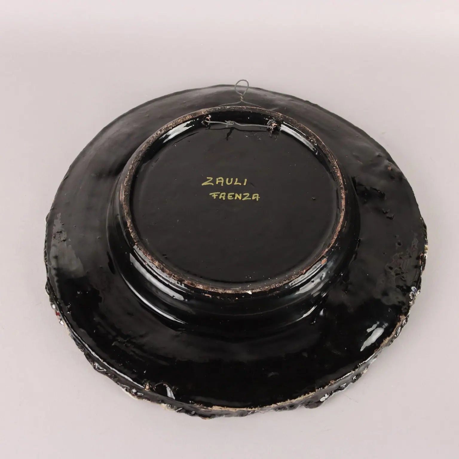 Vintage Plate Majolica Carlo Zauli Faenza Italy 1960s - Italy, 1960s | Antiques | Ceramics Products