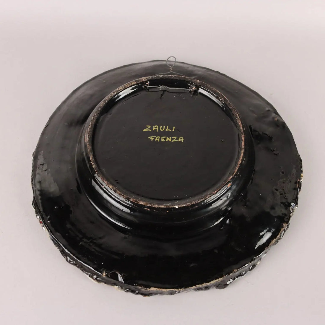Vintage Plate Majolica Carlo Zauli Faenza Italy 1960s - Italy, 1960s | Antiques | Ceramics Products
