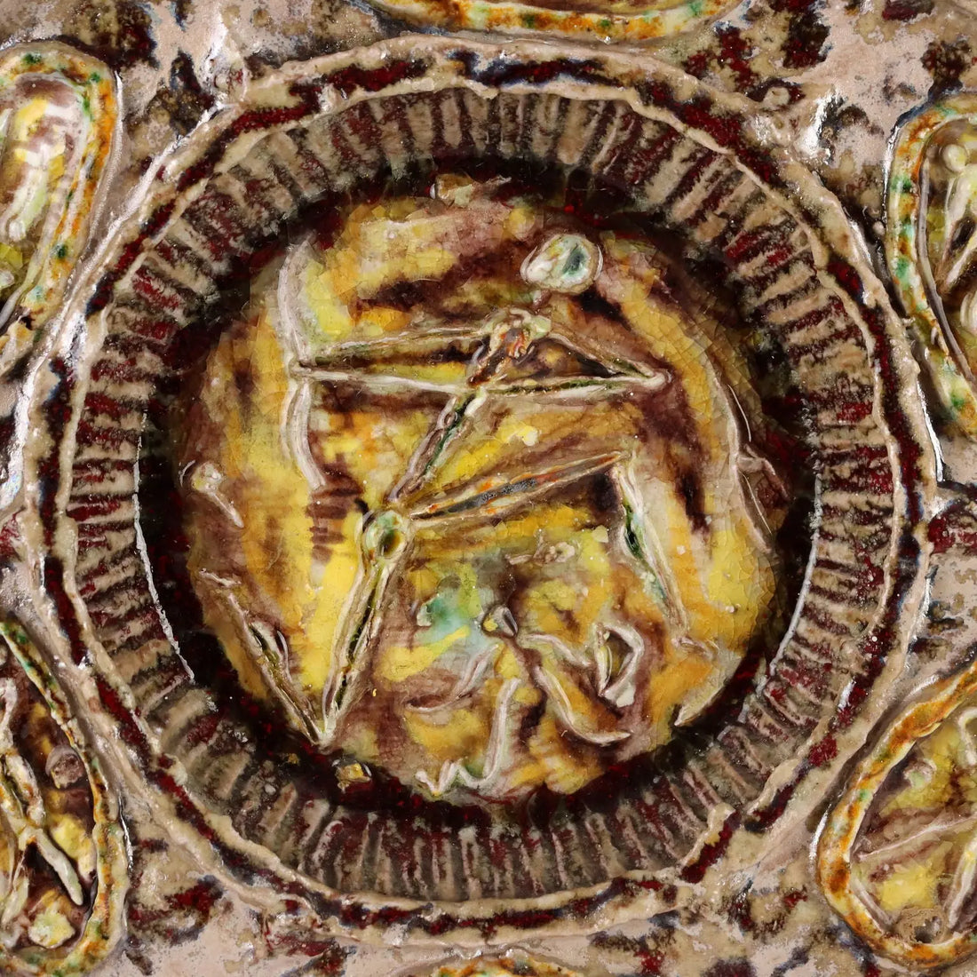 Vintage Plate Majolica Carlo Zauli Faenza Italy 1960s - Italy, 1960s | Antiques | Ceramics Products