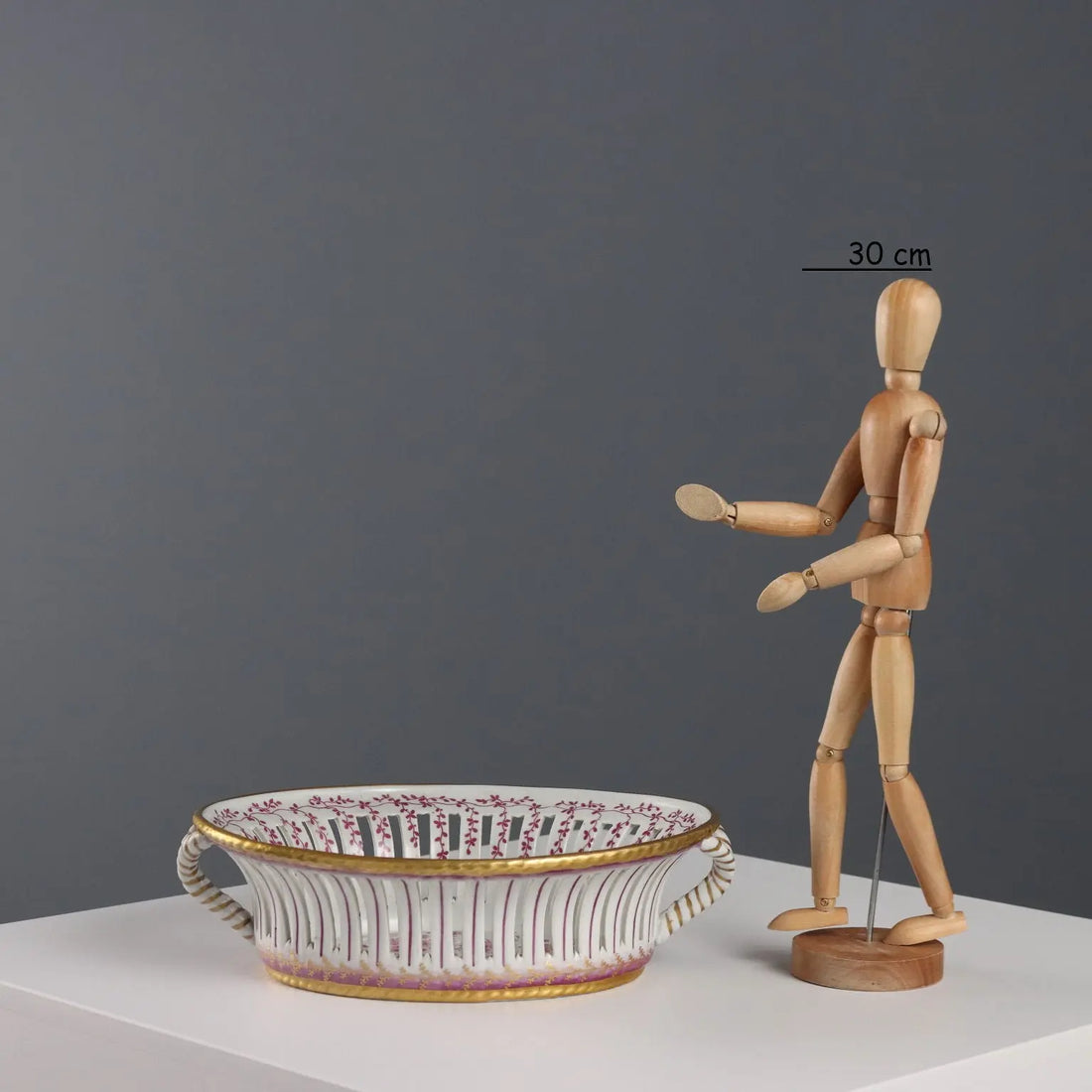 Antique Basket Coloured Limoges Porcelain France XX Century - France, Second Half XX Century | Antiques | Ceramics Products