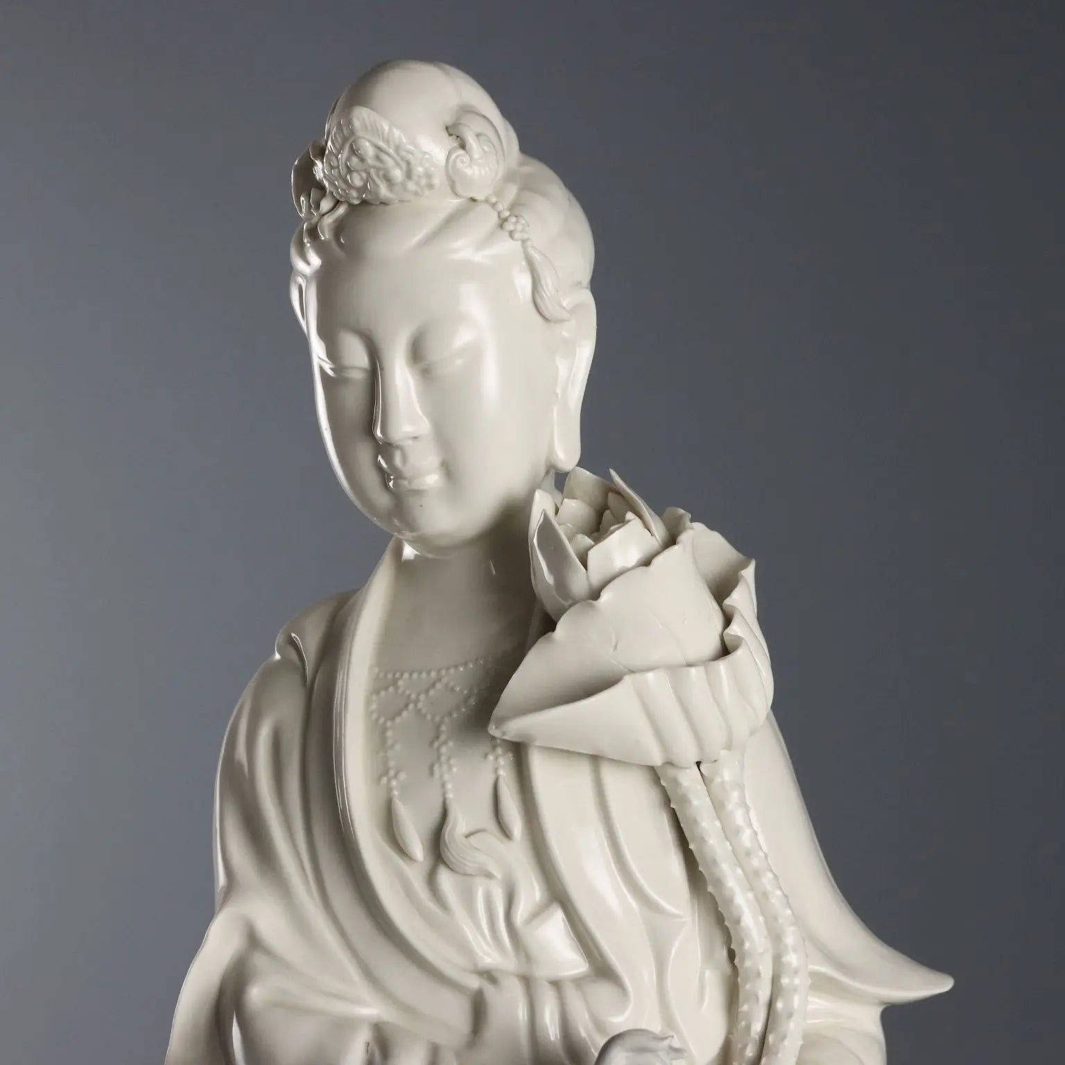 Antique Sculpture Guanyin Porcelain China XX Century - China, XX Century | Antiques | Ceramics Products