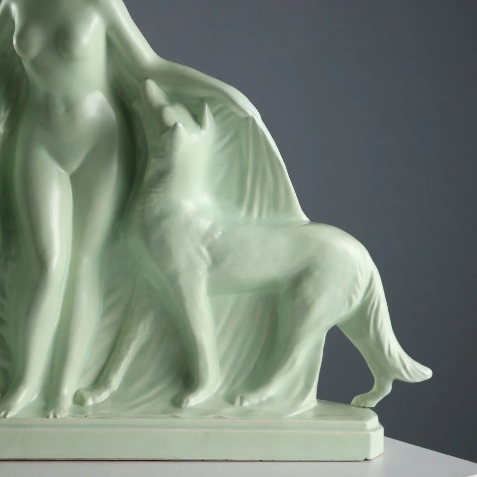 Earthenware Sculpture by Louis Fontinelle - France 1900s